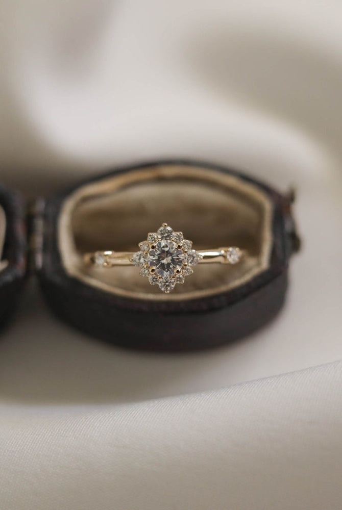 Petite Moissanite Ring