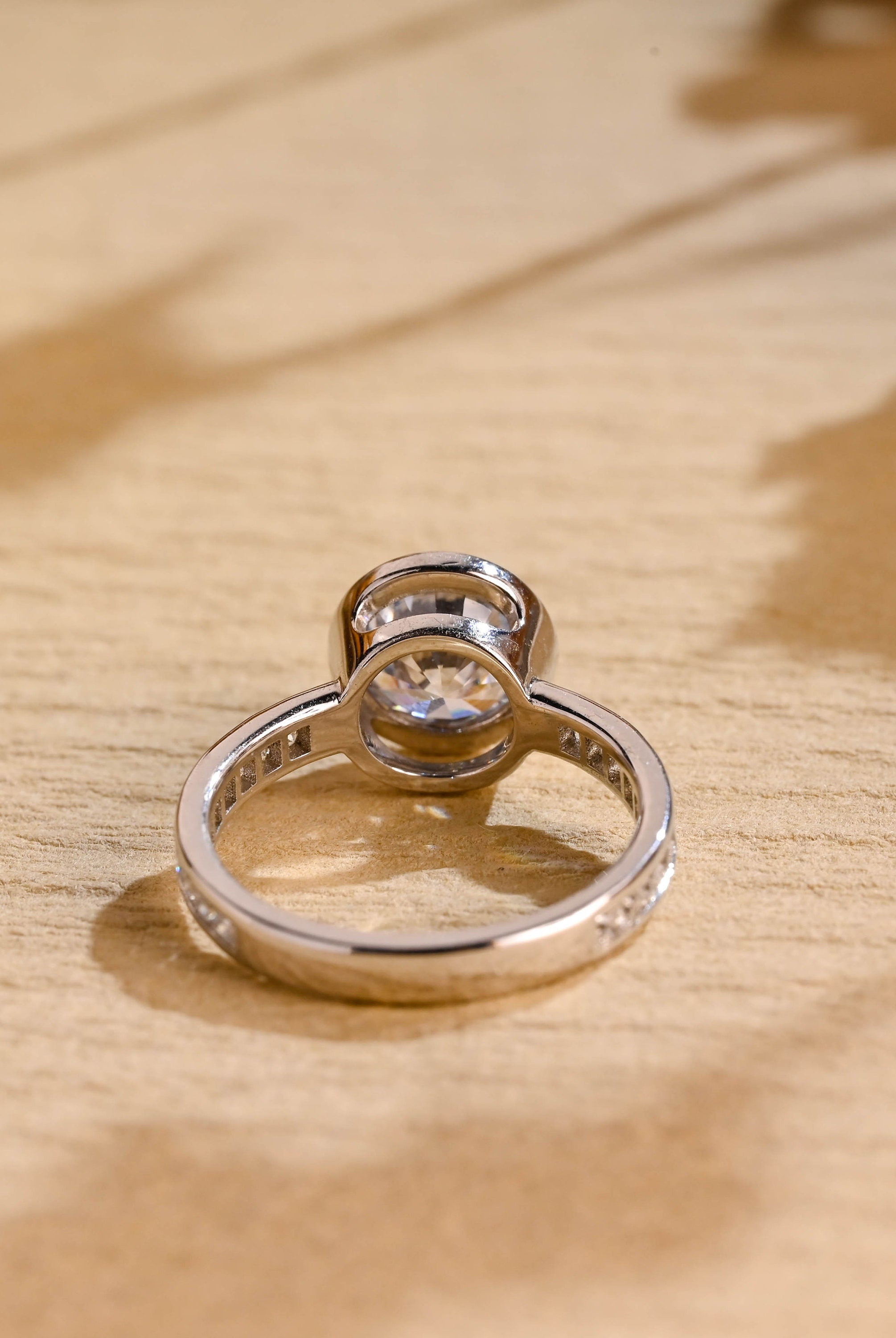 Best Channel Set Moissanite Ring
