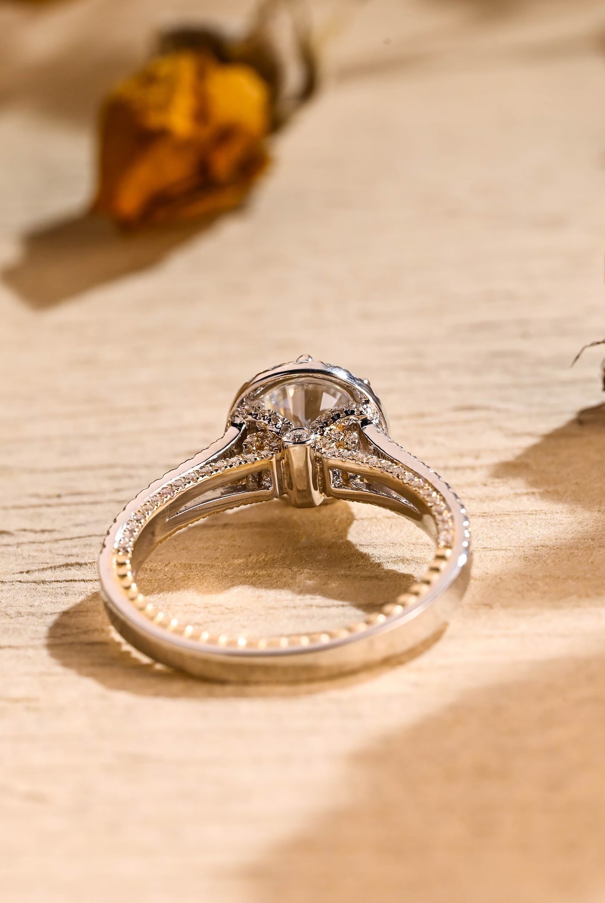 Round Brilliant Moissanite Ring