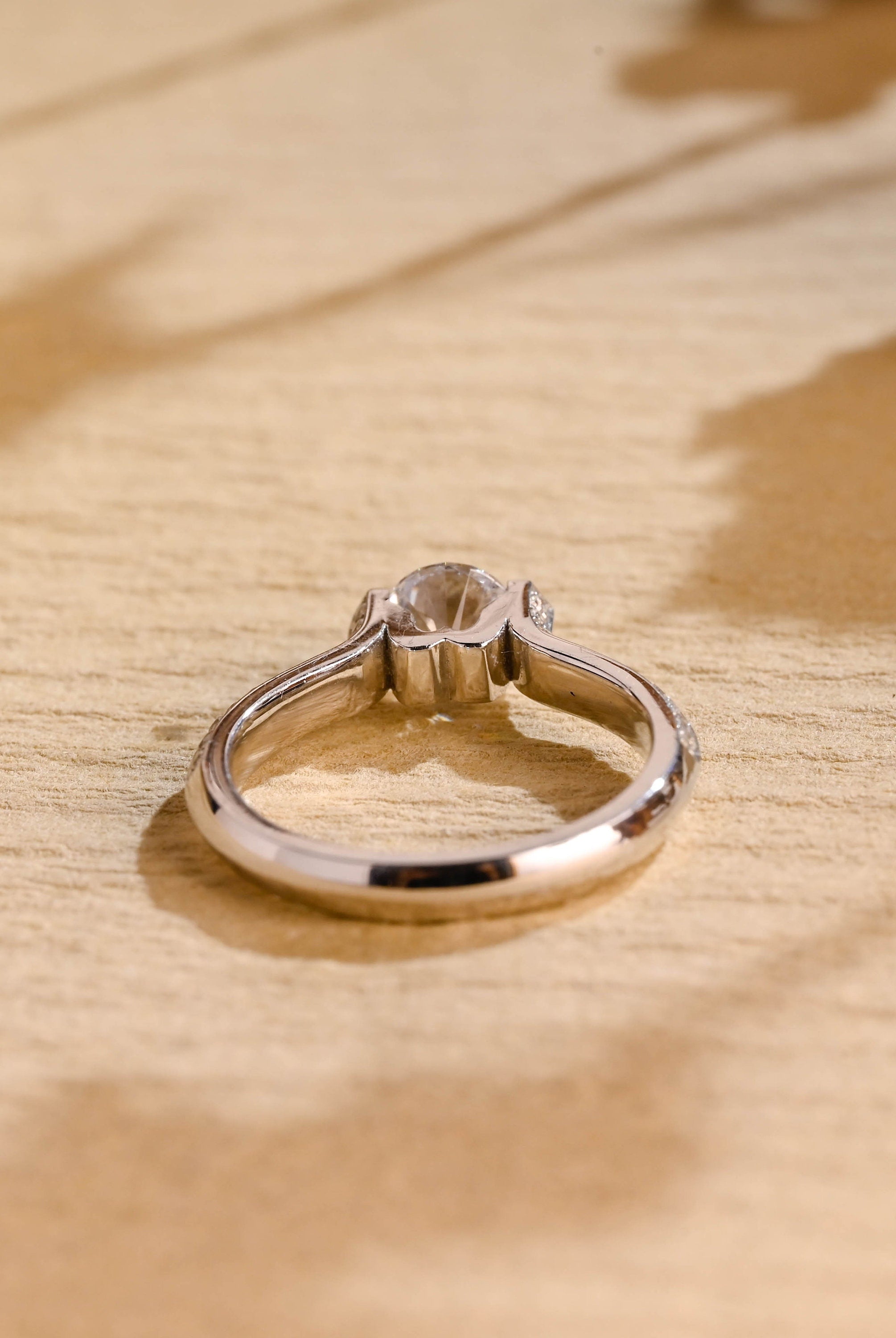 Diamond Pavé Moissanite Ring