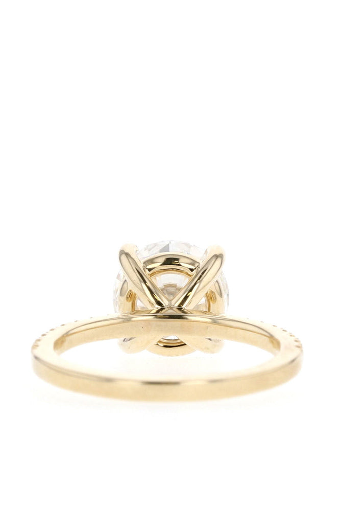 Round Cut Bridal Ring