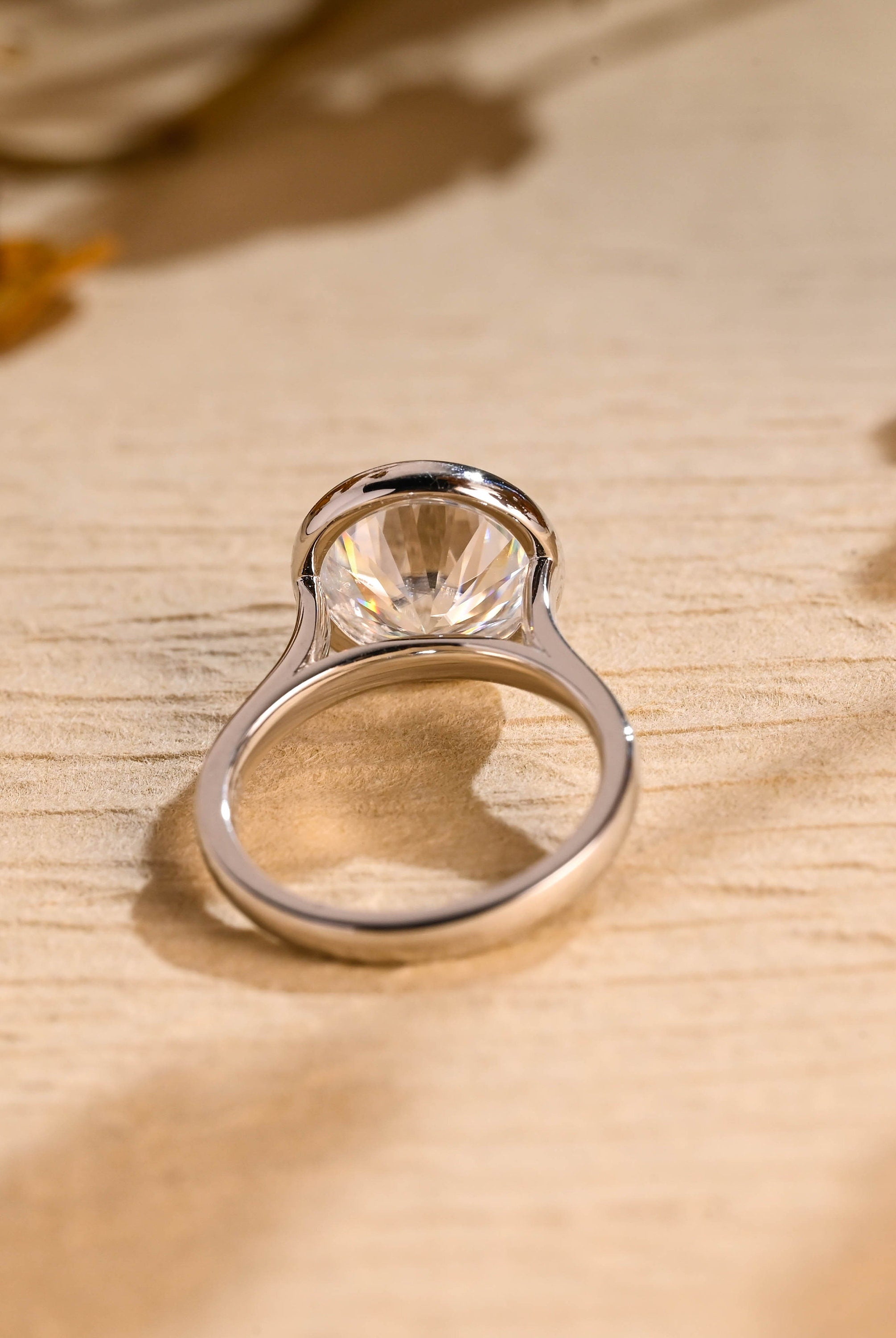Best Round Solitaire Moissanite Ring