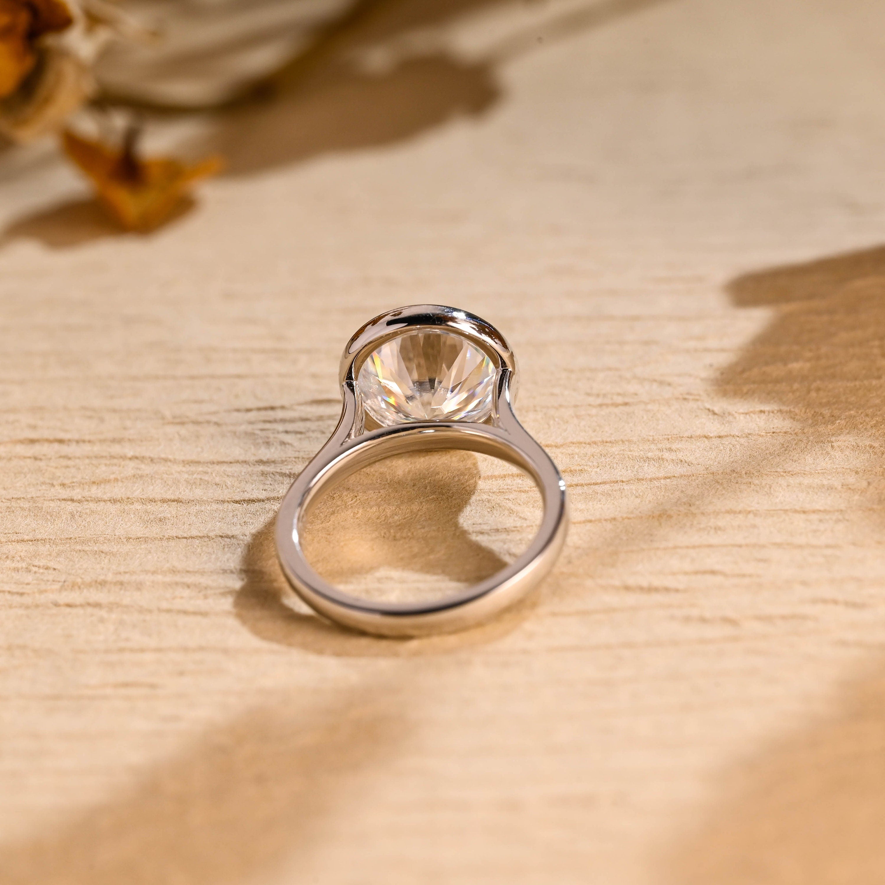 Best Round Solitaire Moissanite Ring