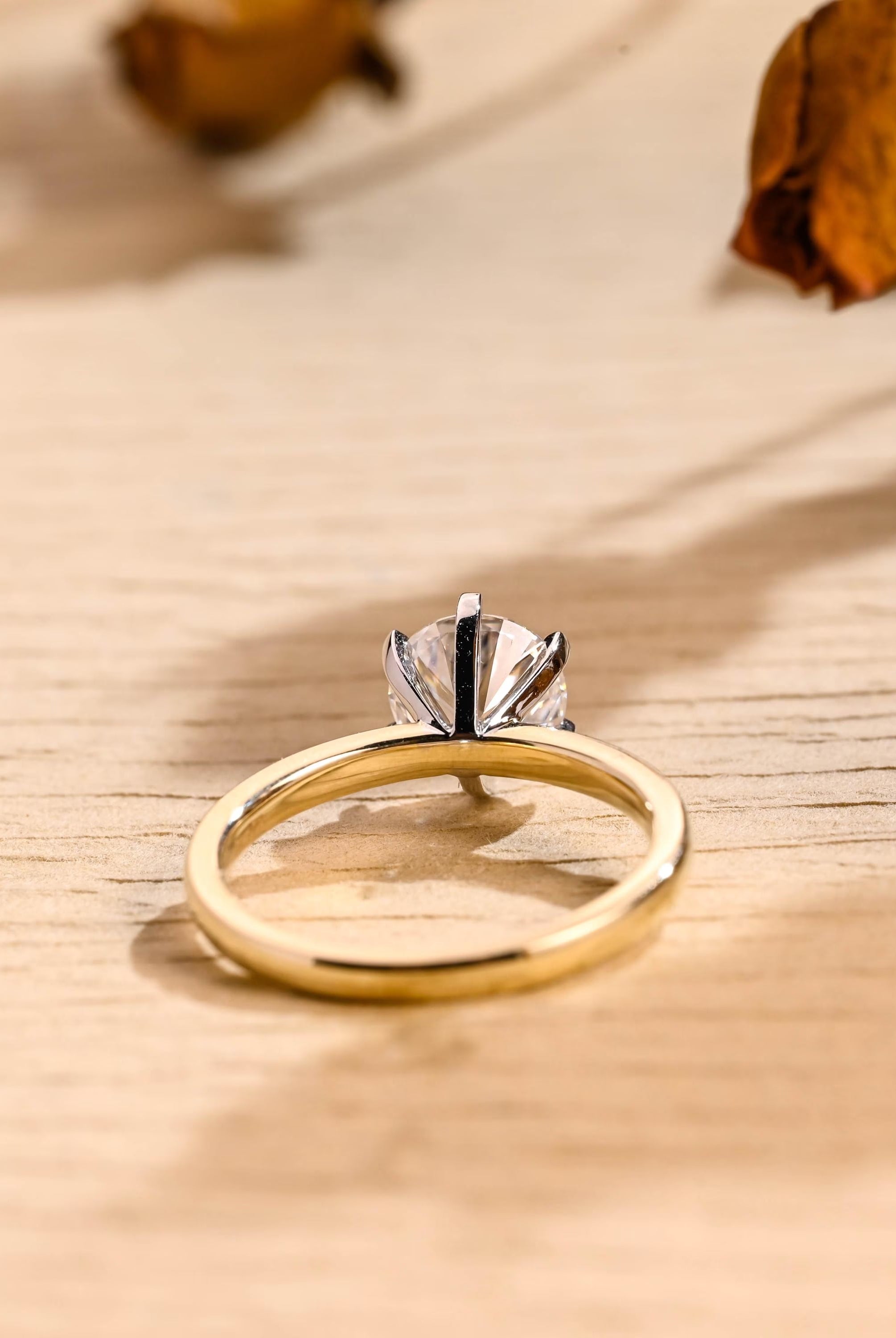 Diamond Accent Moissanite Ring