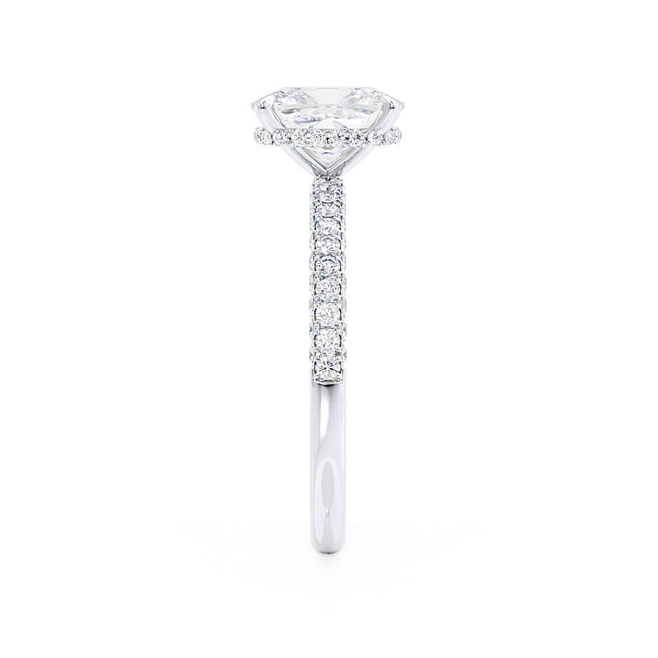 Elongated Cushion Ring for Women