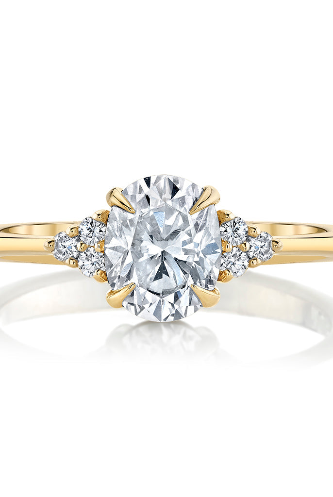 Petite Pave Engagement Ring