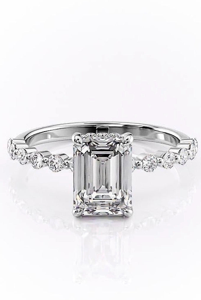 emerald-solitaire-pave-setting-moissanite-engagement-ring