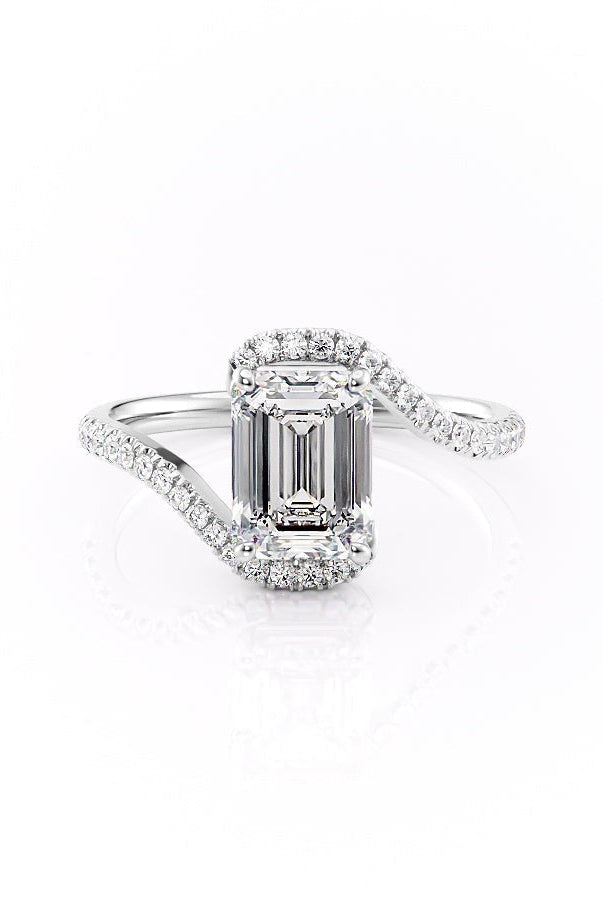 emerald-cut-solitaire-bypass-setting-moissanite-engagement-ring