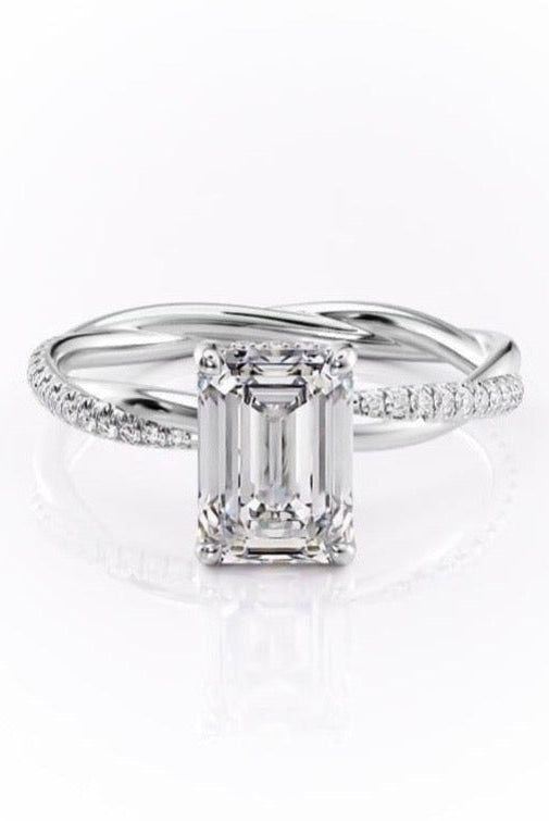 emerald-cut-solitaire-twisted-pave-moissanite-engagement-ring