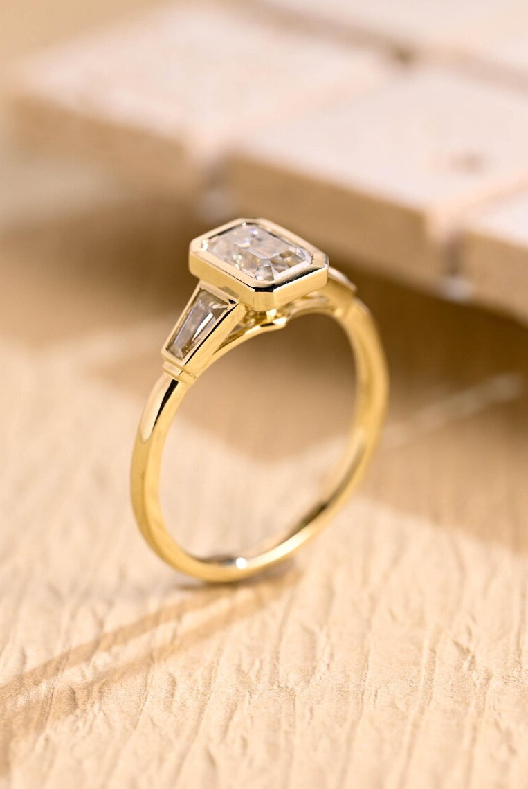 Emerald Cut Engagement Ring