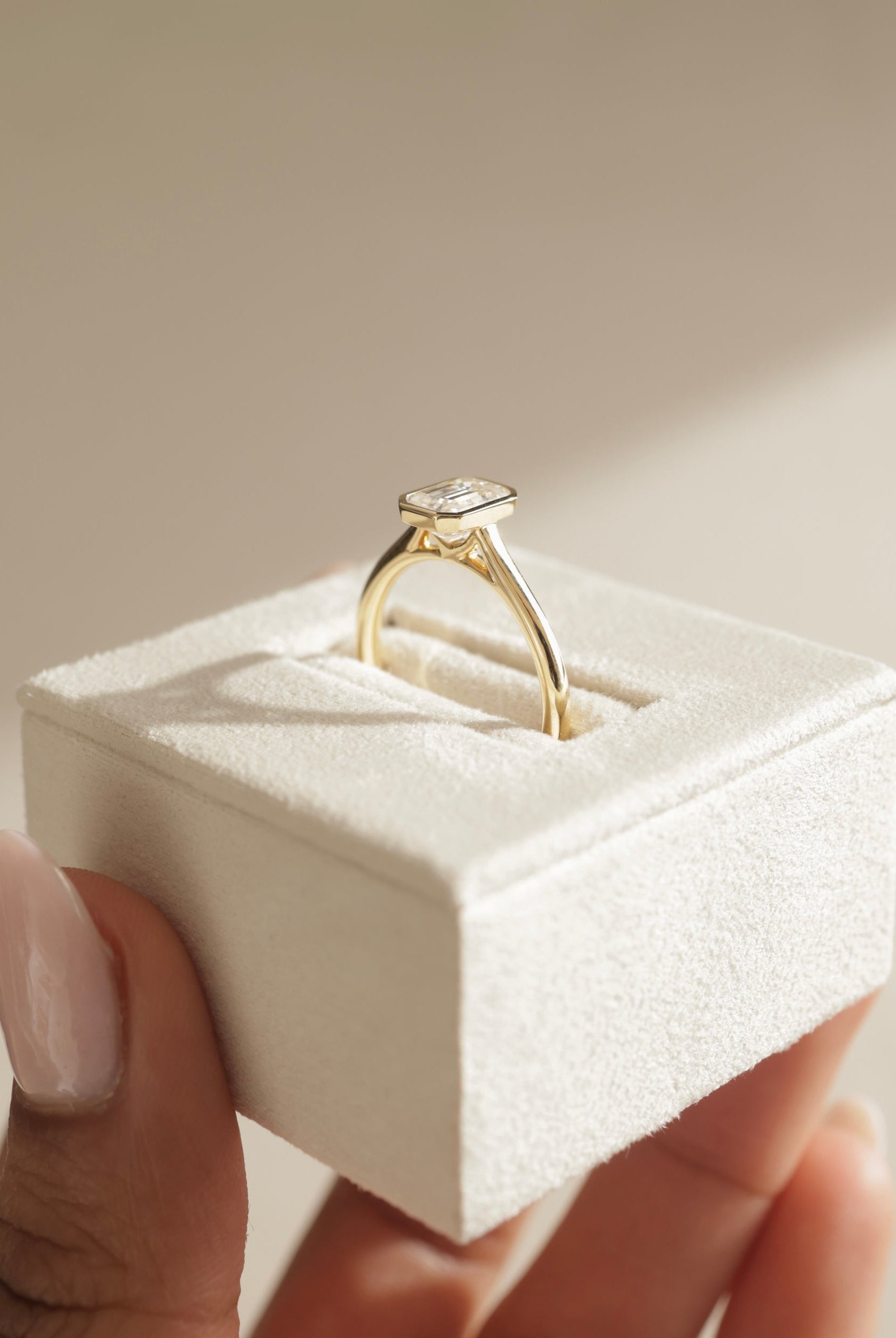 1.5 Carat Moissanite Engagement Ring