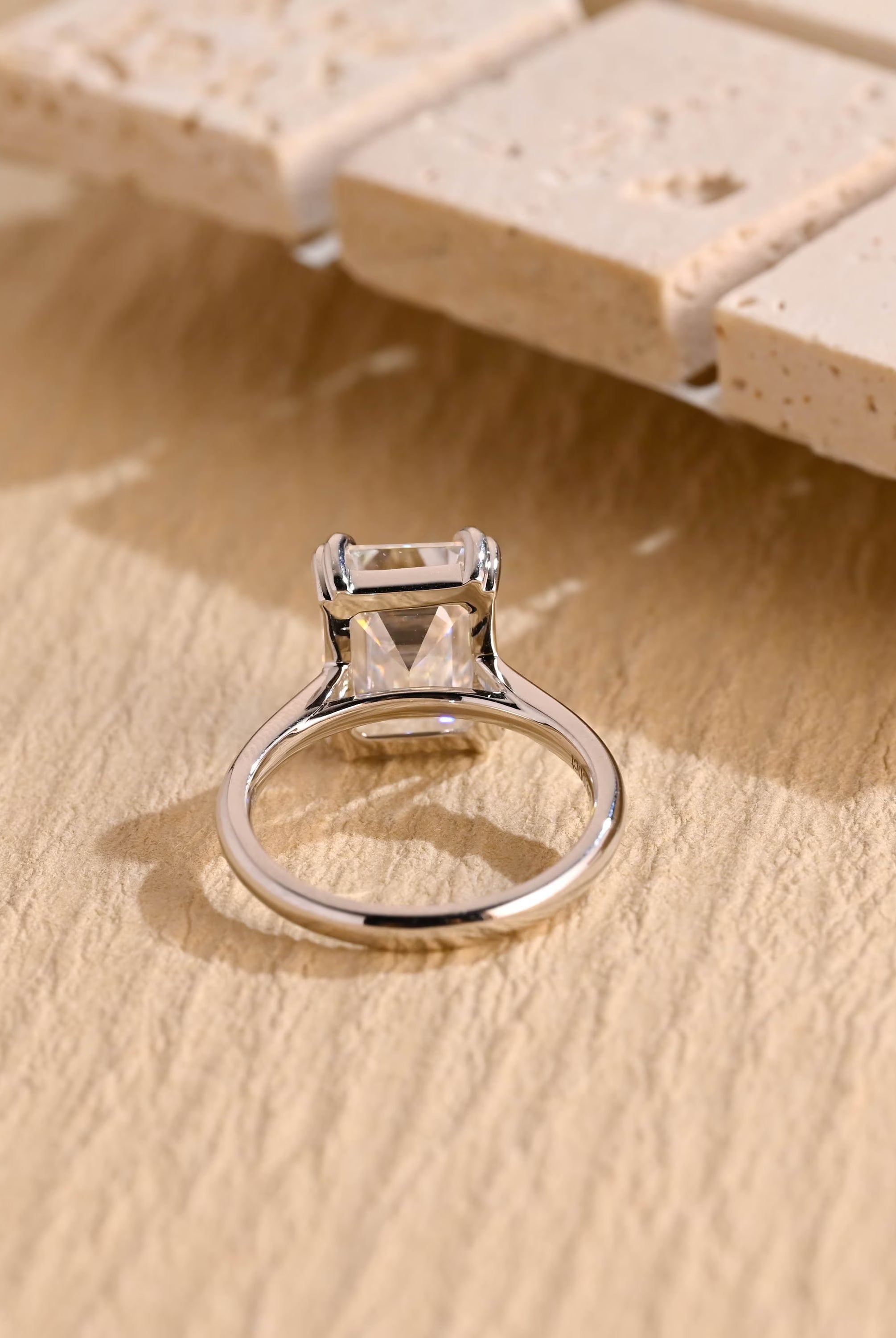 Moissanite Diamond Ring