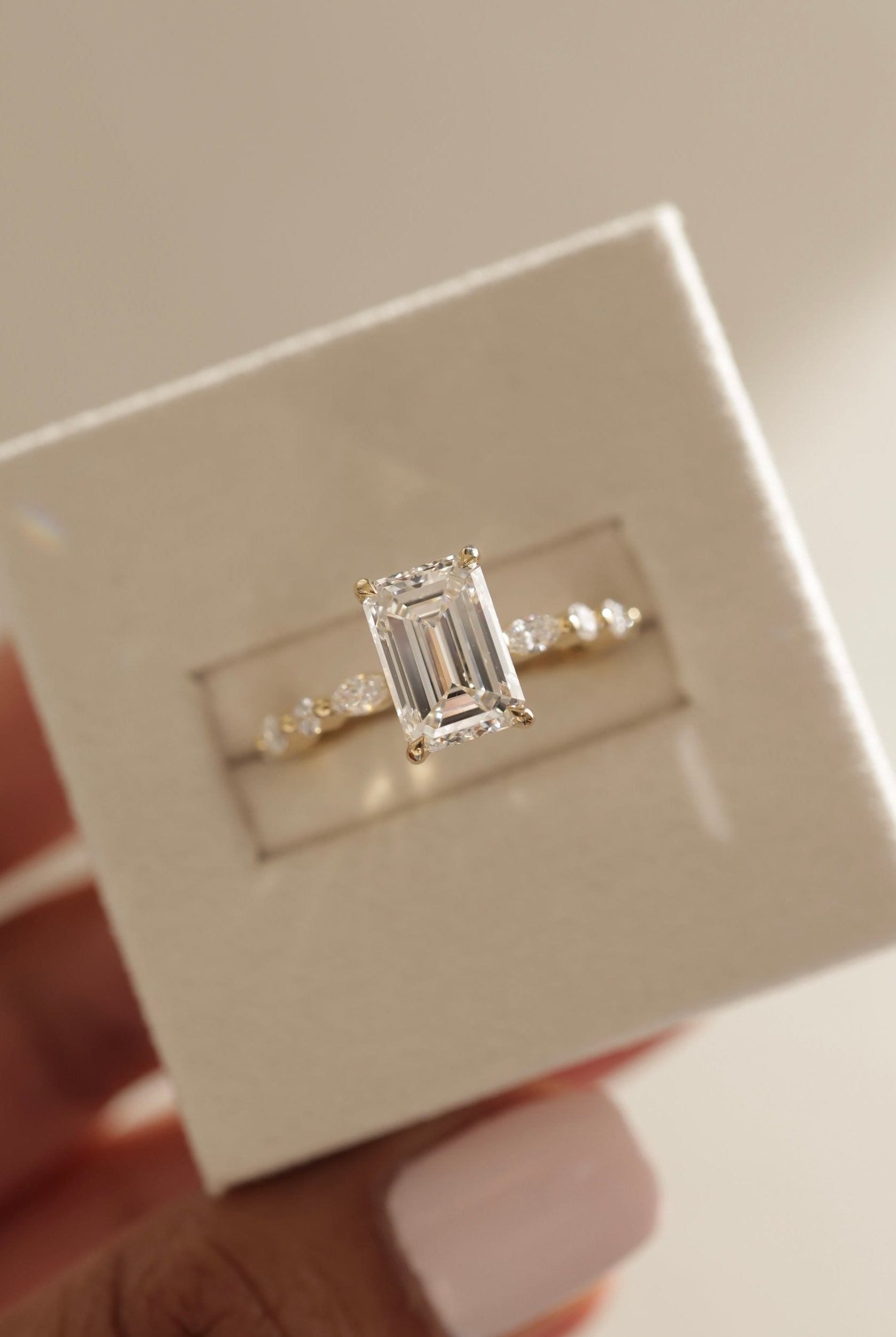 Emerald Cut Engagement Ring