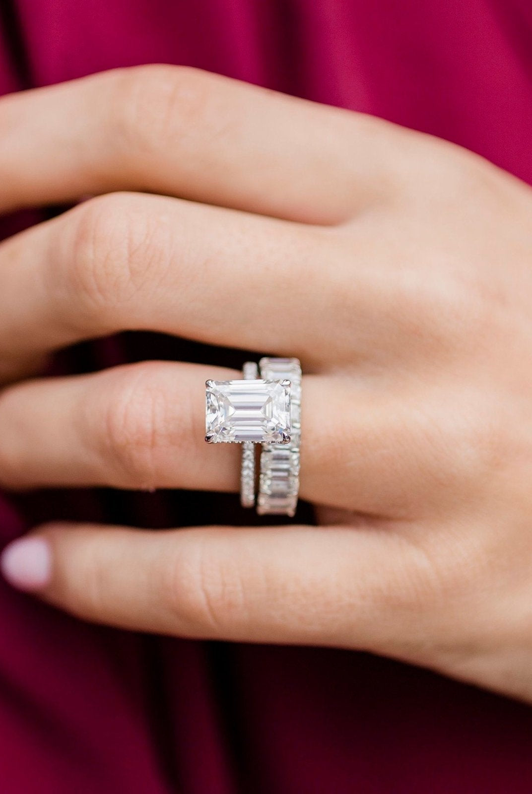 Emerald Cut Proposal Ring