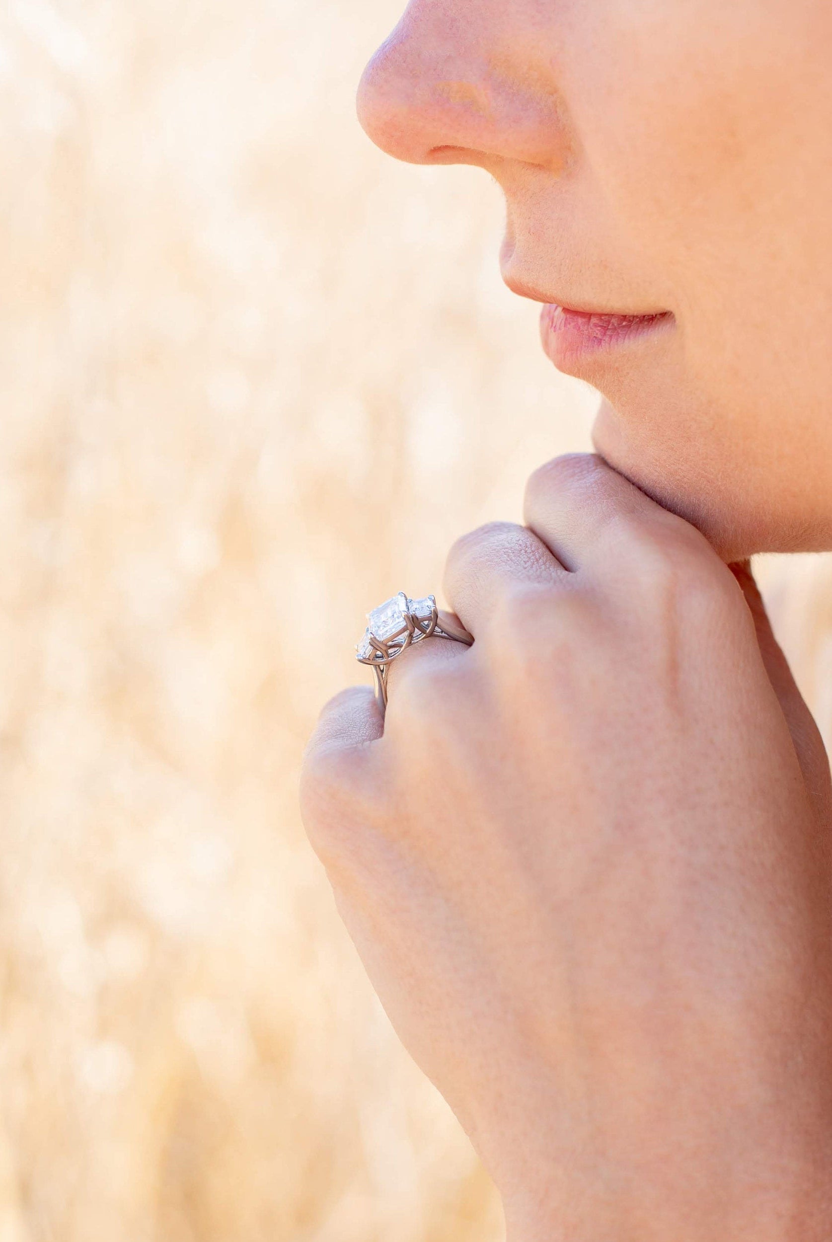 Moissanite Ring for Women