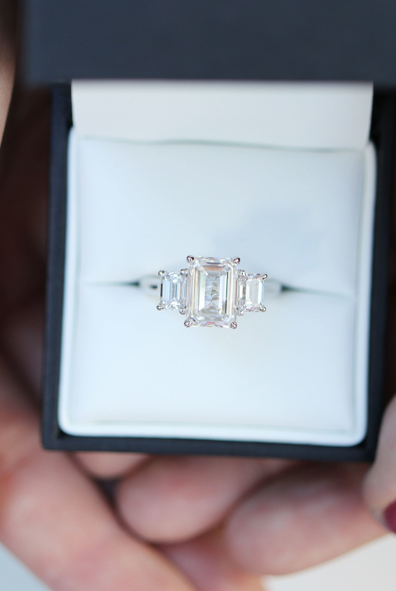 Three Stone Engagement Ring