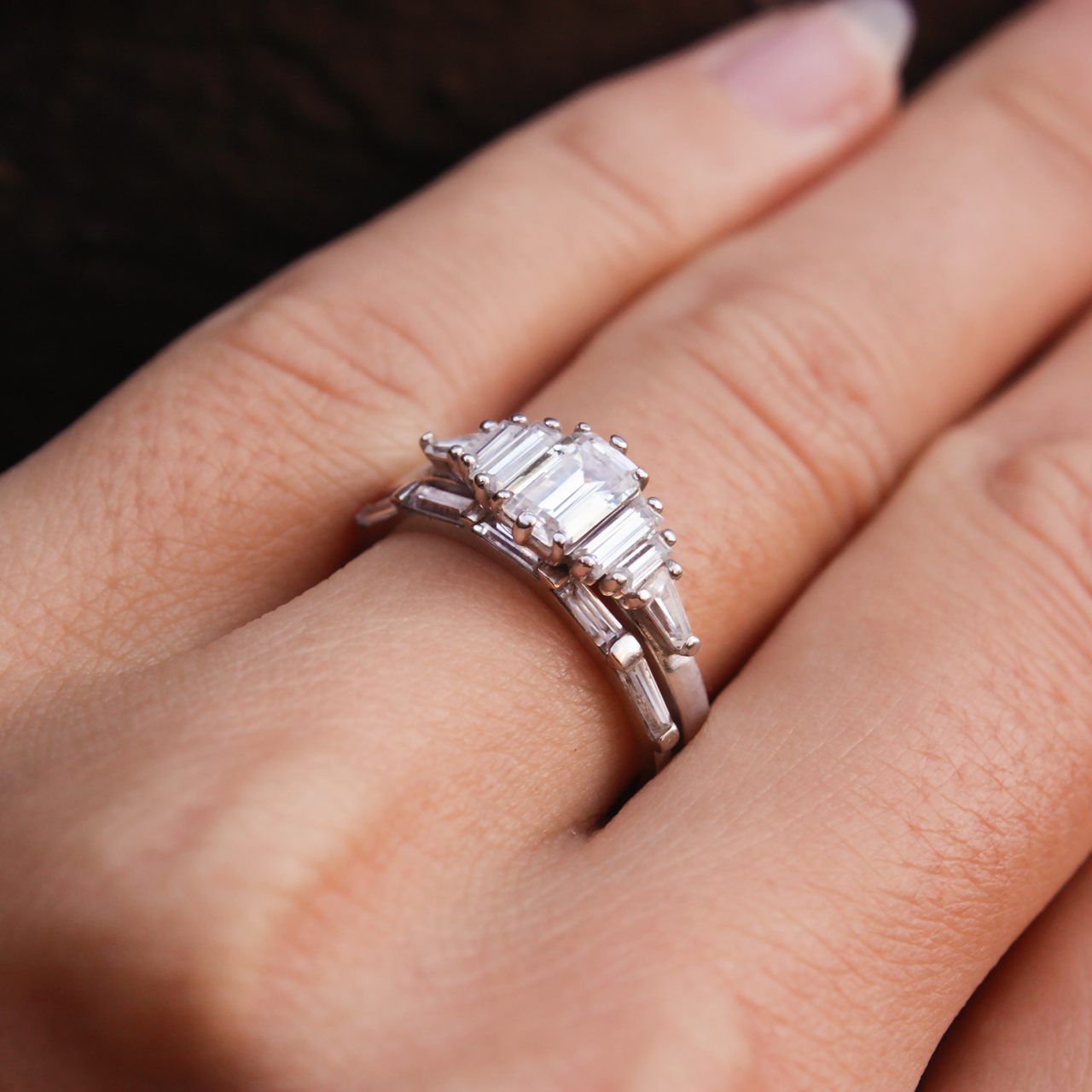 Moissanite Engagement Ring USA