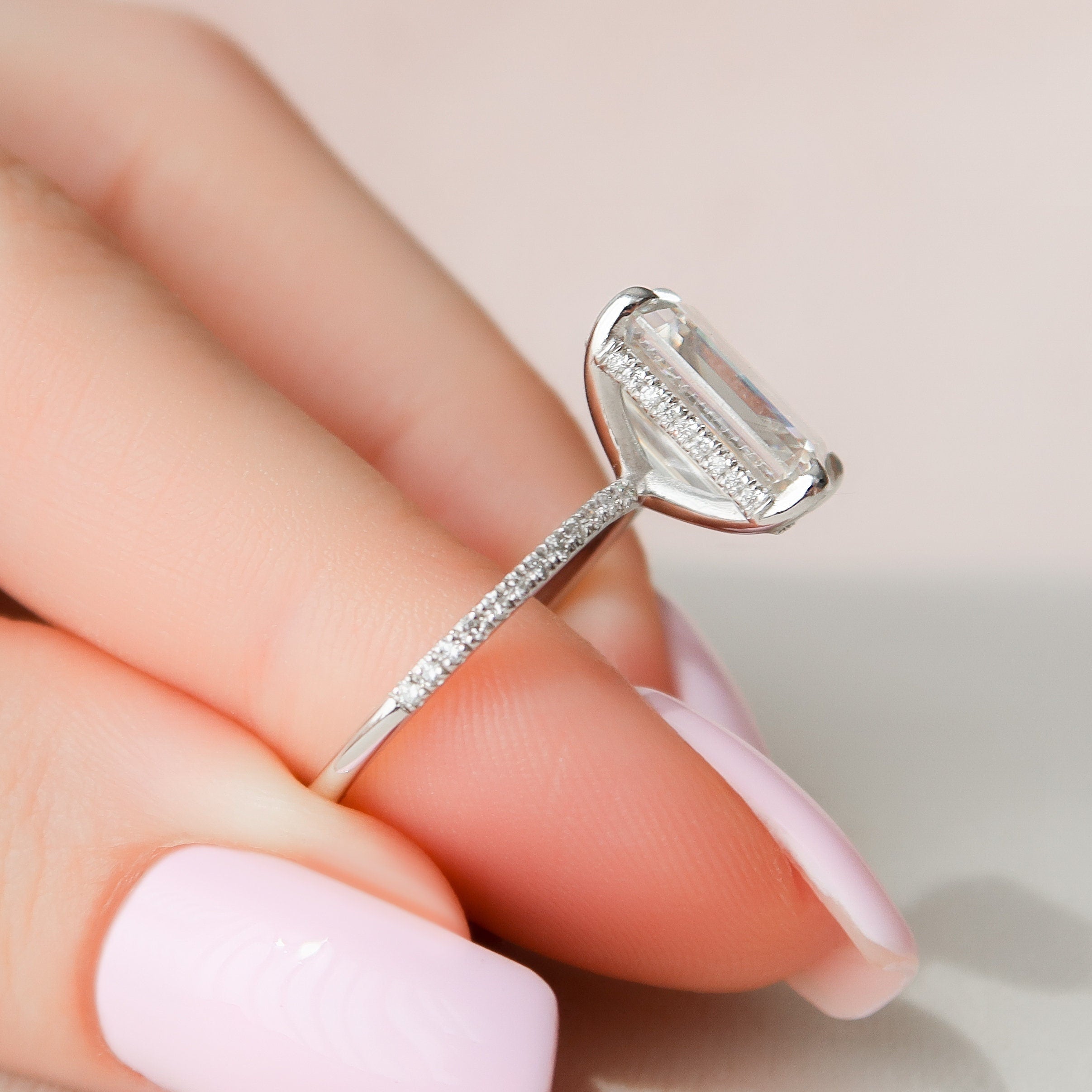 Moissanite Engagement Ring USA