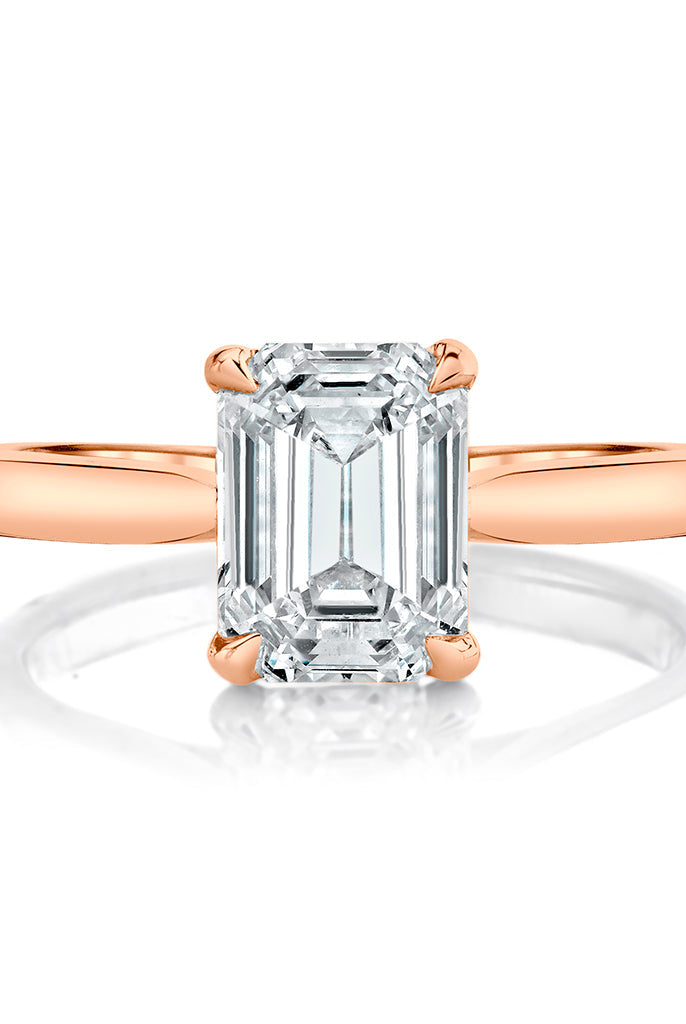 2.25 Carat Moissanite Engagement Ring