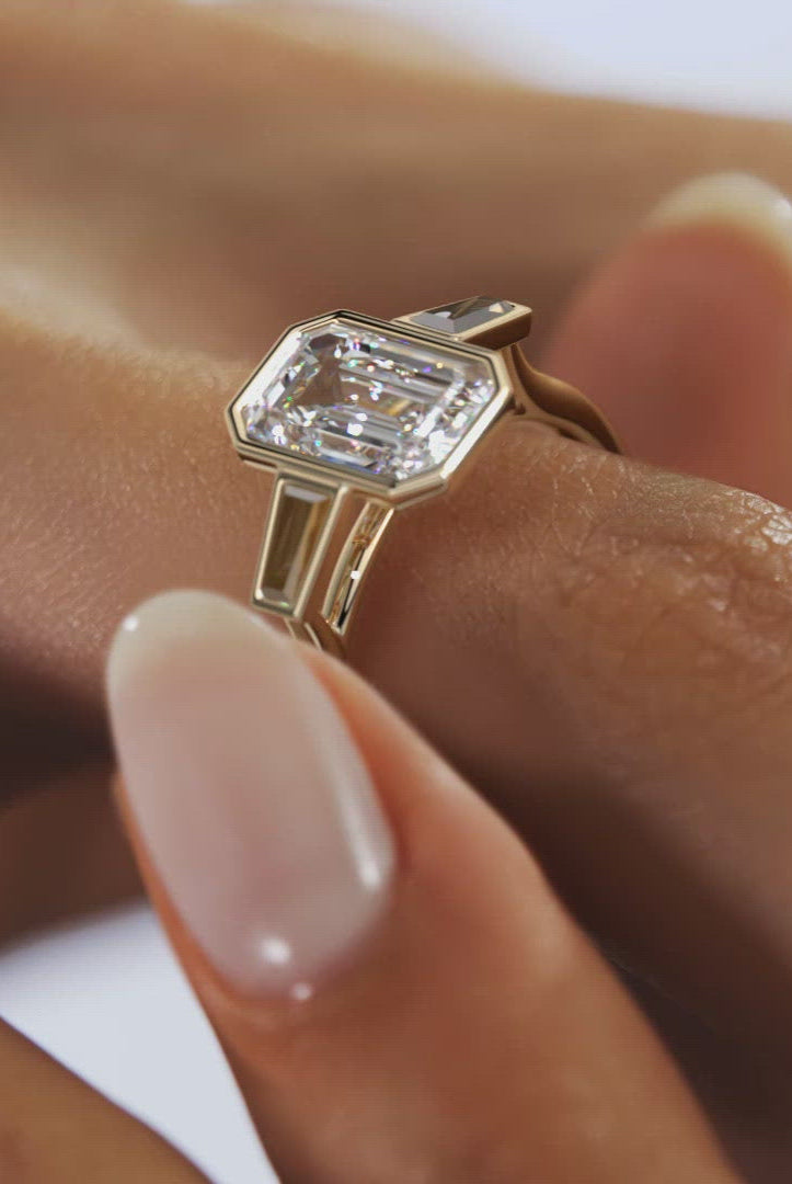 Bezel Engagement Ring