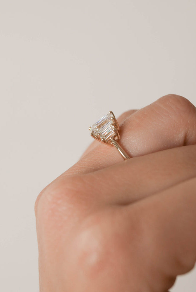 Three Stone Engagement Ring