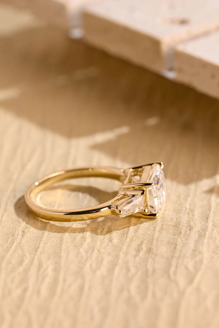 Three Stone Engagement Ring