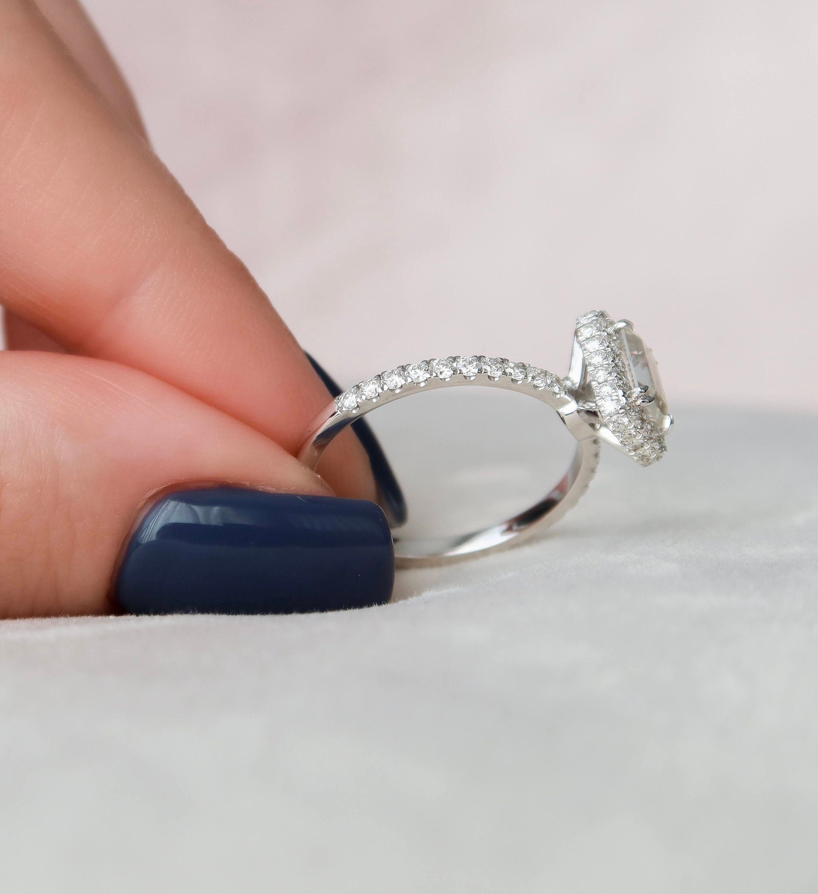 Moissanite Diamond Ring