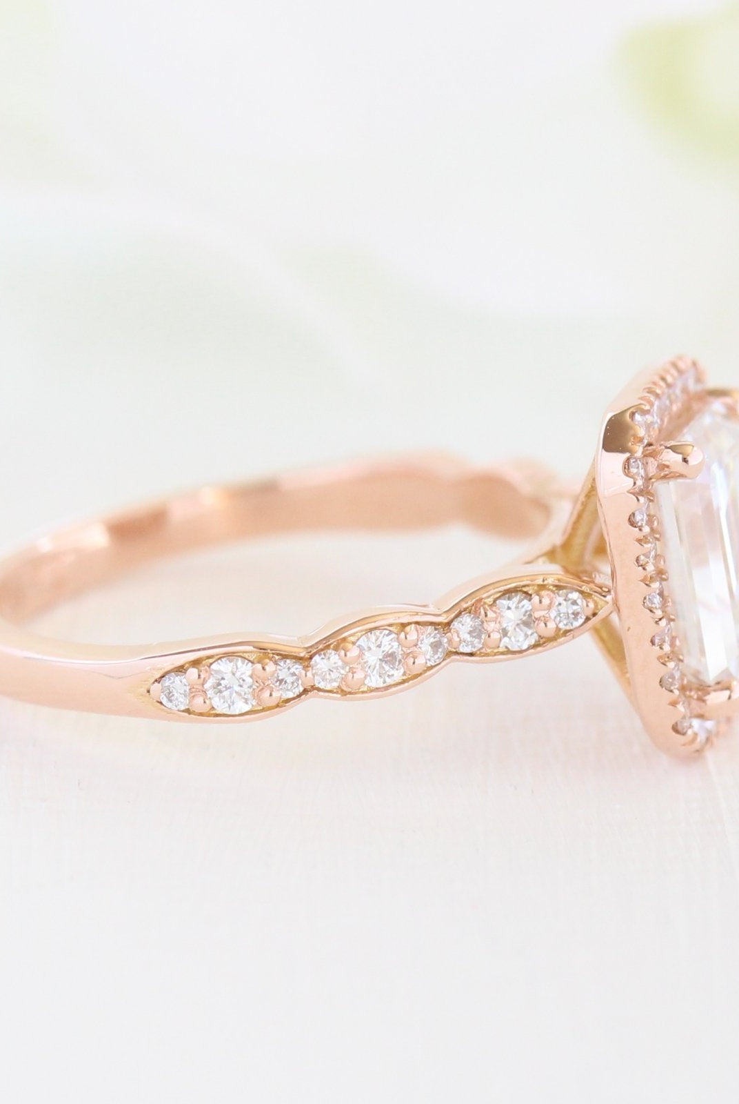 Moissanite Diamond Ring