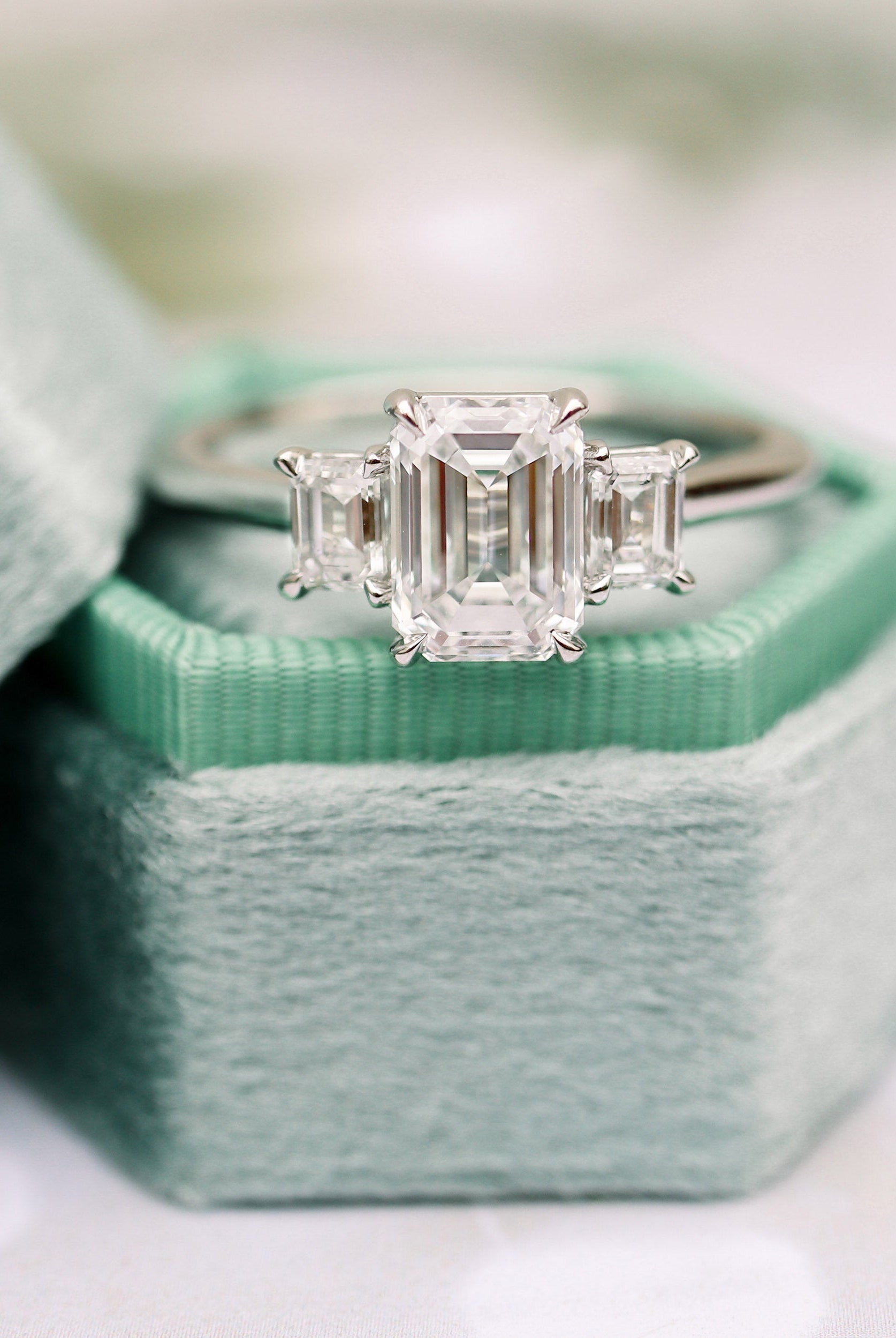 Emerald Cut Engagement Ring