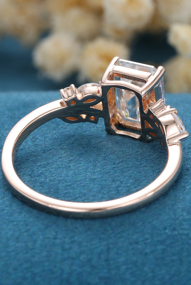 1-60-ct-emerald-shaped-moissanite-cluster-engagement-ring-8