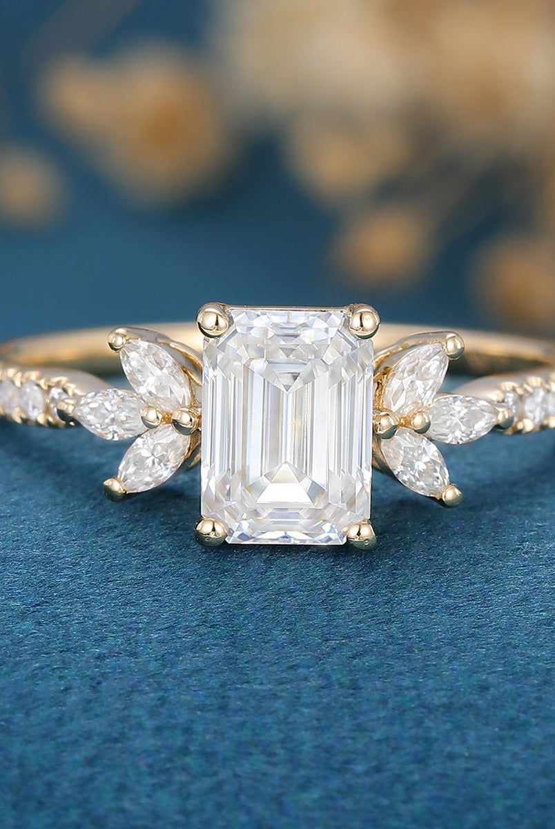 0-92-ct-emerald-shaped-moissanite-cluster-engagement-ring-1