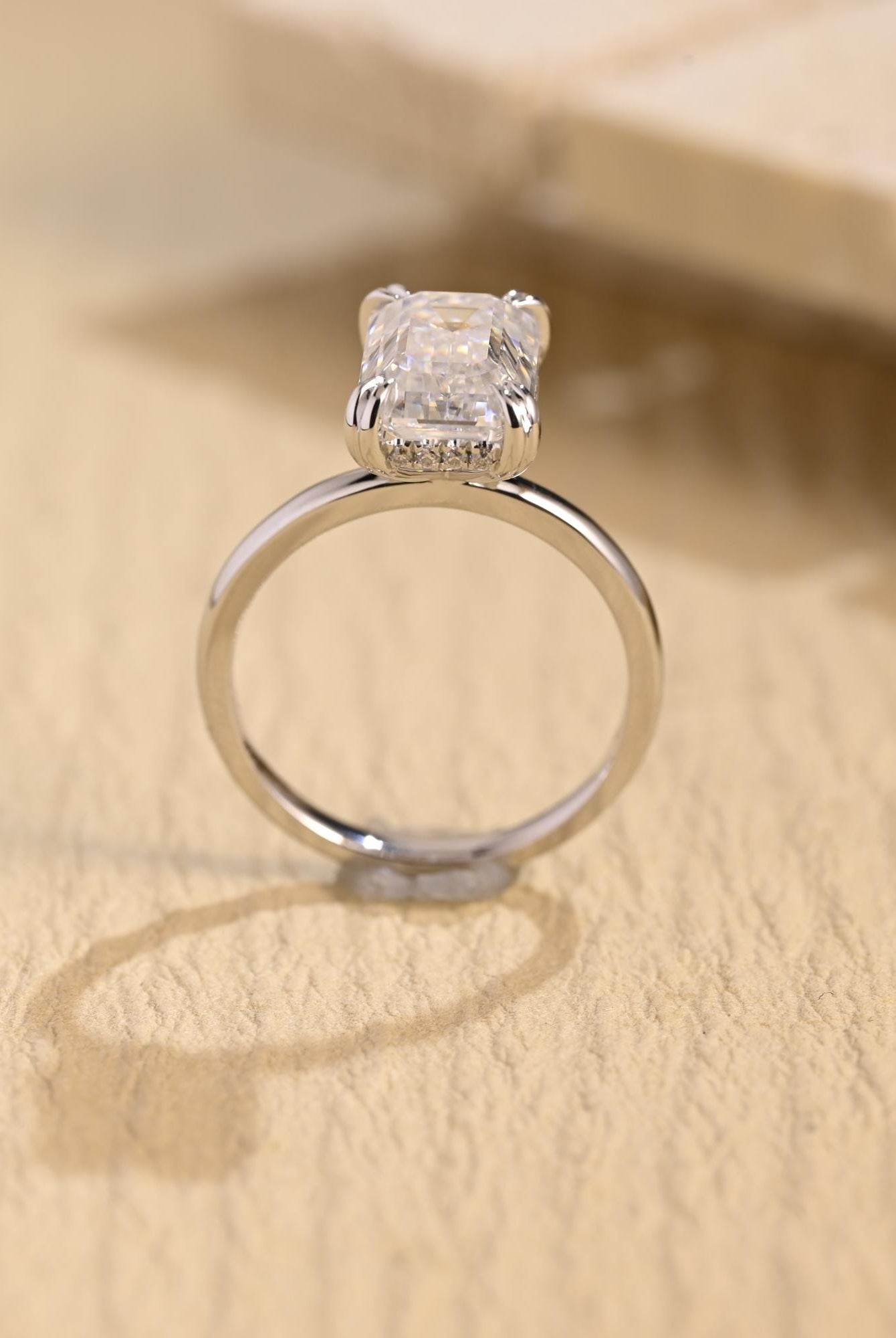 Affordable Moissanite Engagement Ring