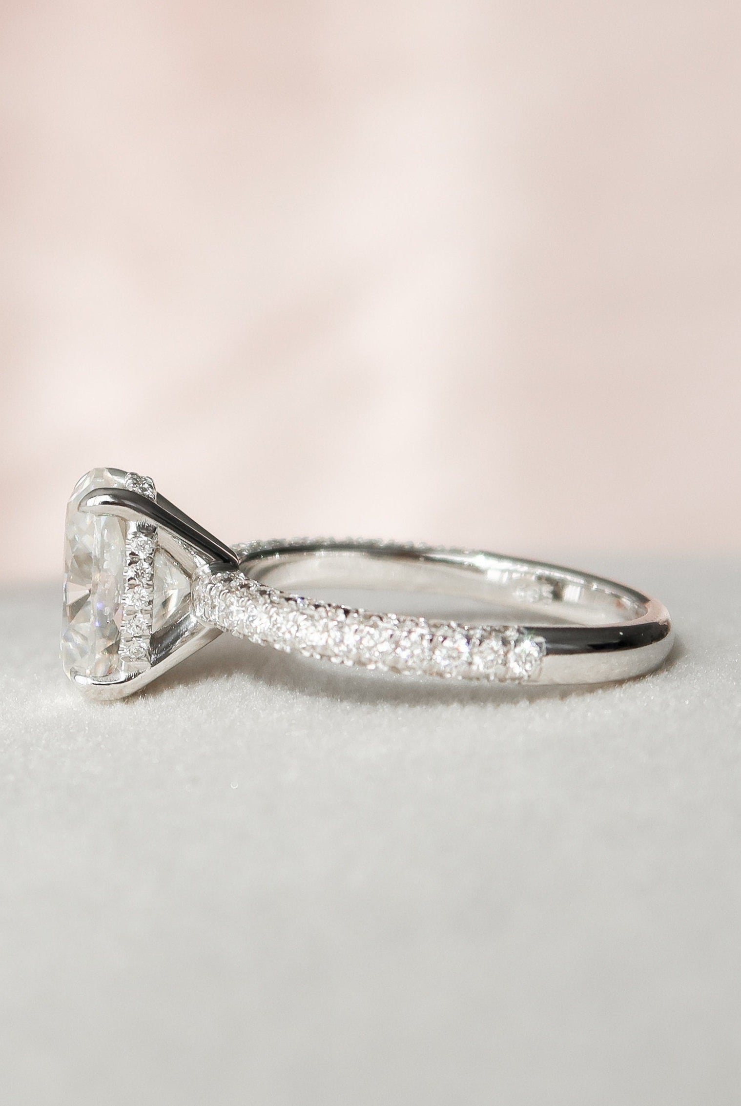 Oval Shape Engagement Ring