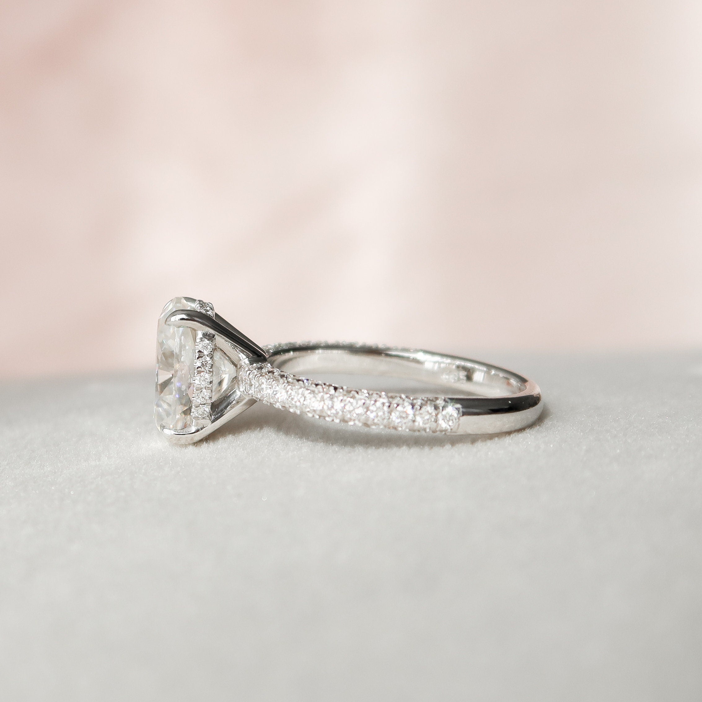 Oval Shape Engagement Ring