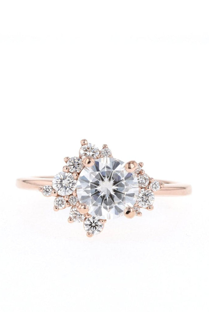 Elegant Cluster Ring