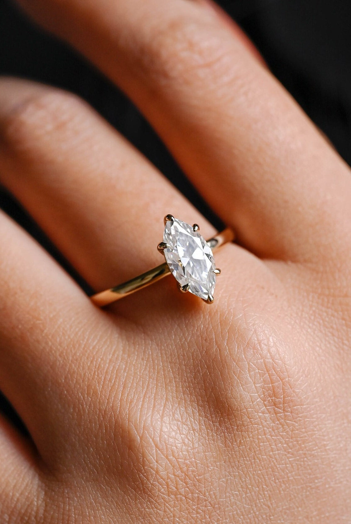 Marquise Engagement Ring for Women