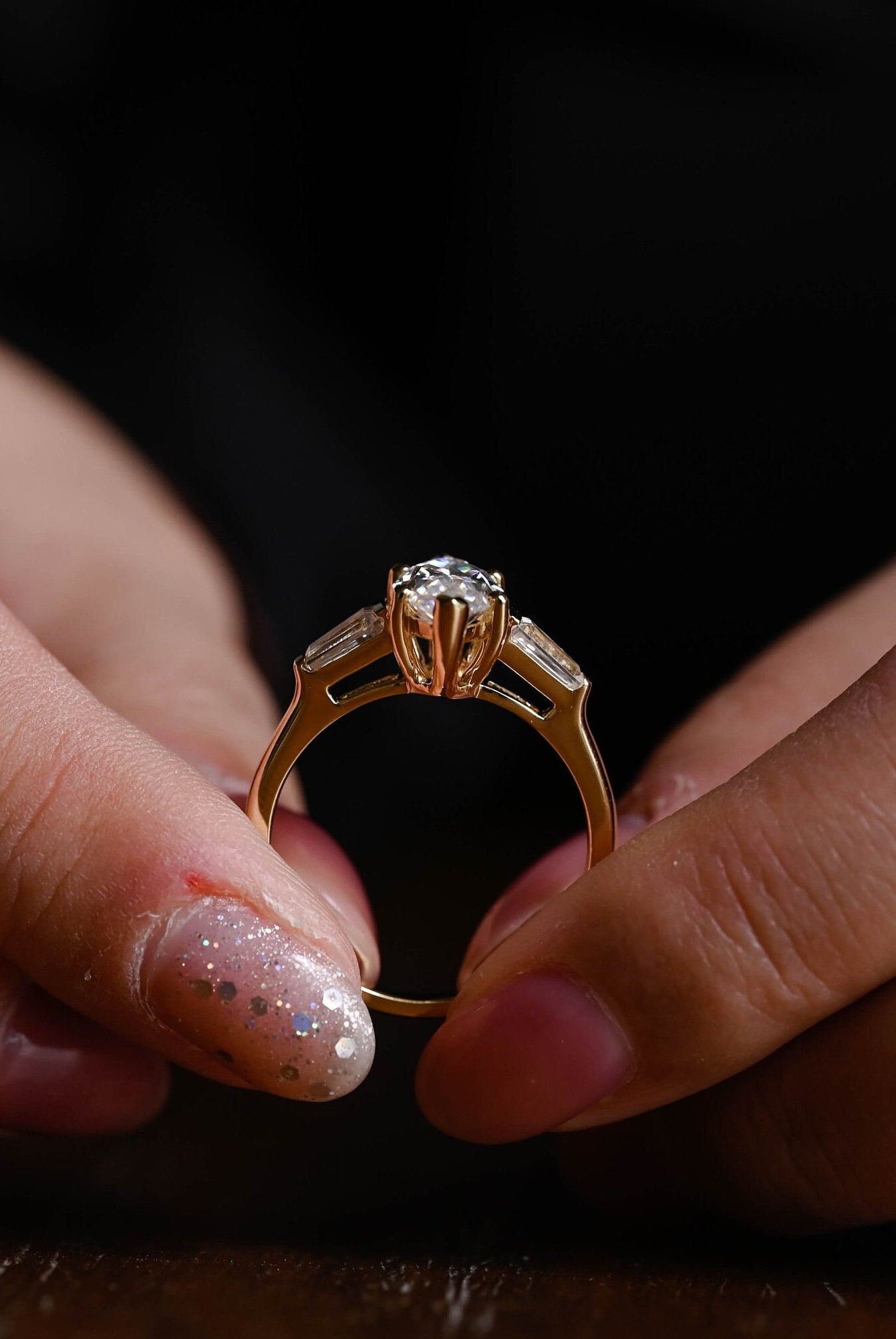 Marquise Proposal Ring