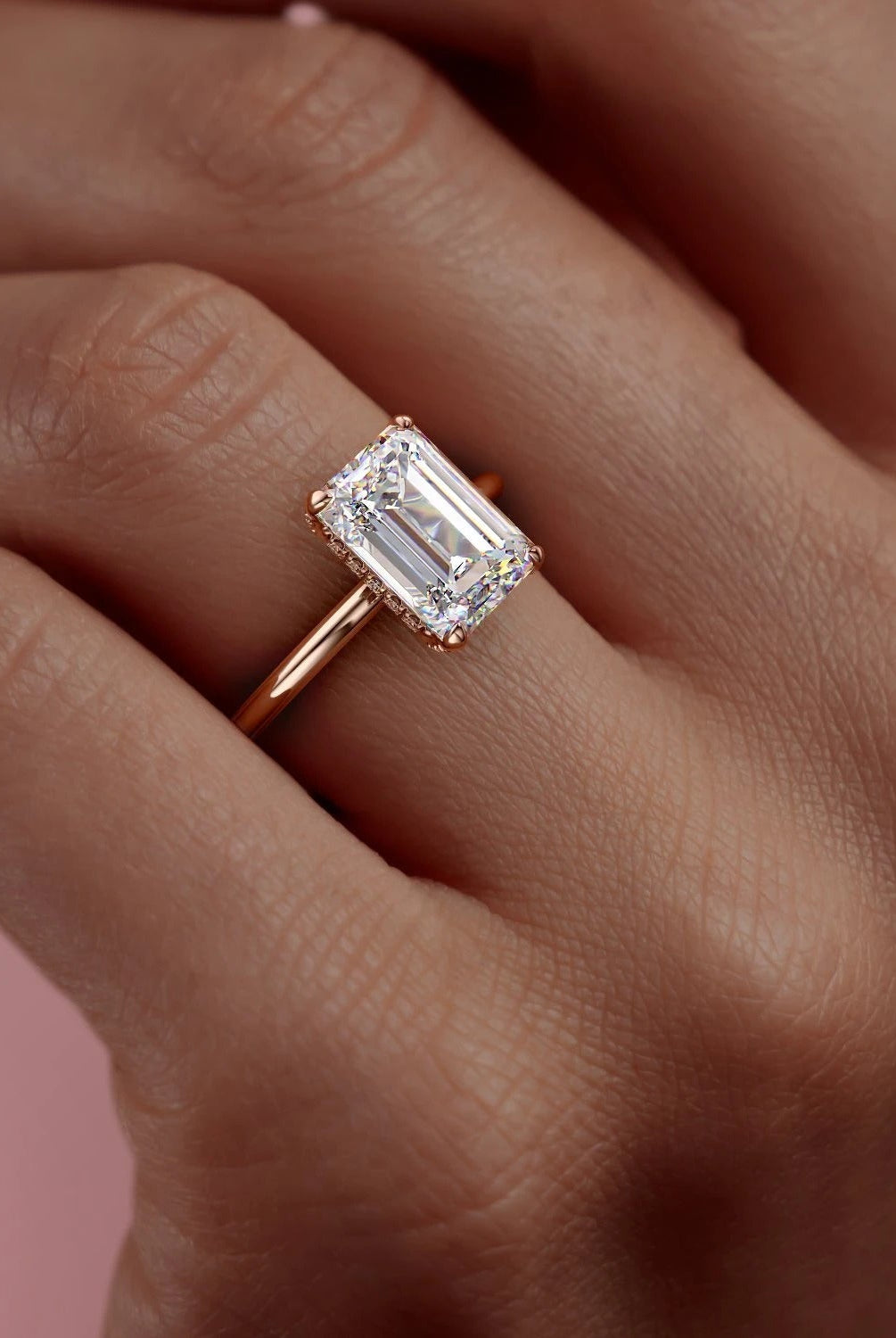 emerald-solitaire-hidden-halo-setting-moissanite-engagement-ring
