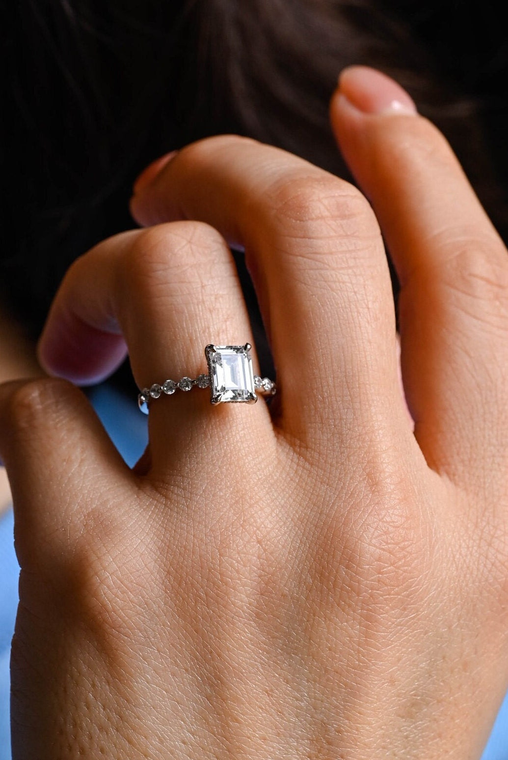 Affordable Moissanite Ring