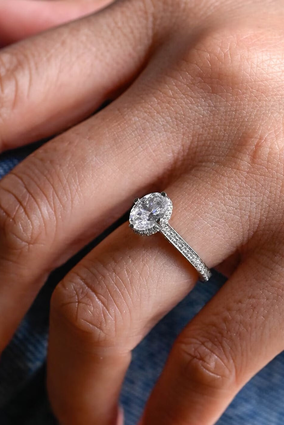 Premium Oval Bridal Ring