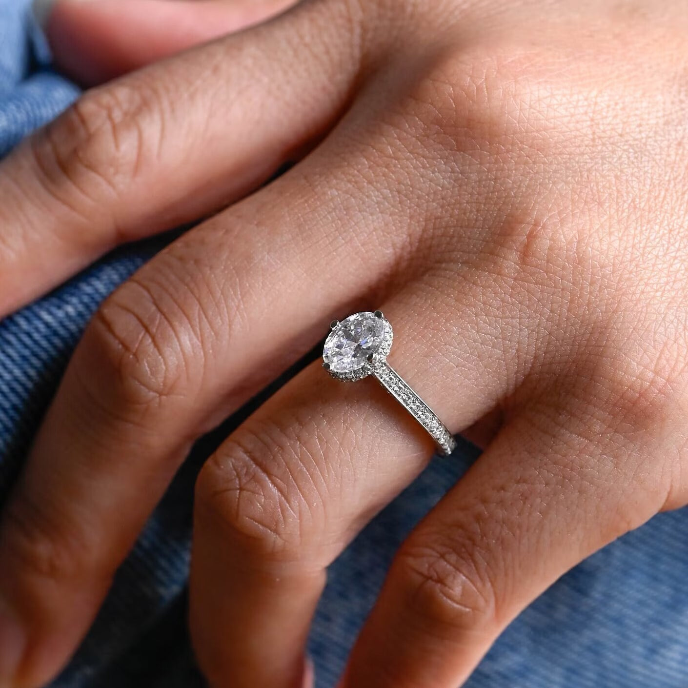Premium Oval Bridal Ring
