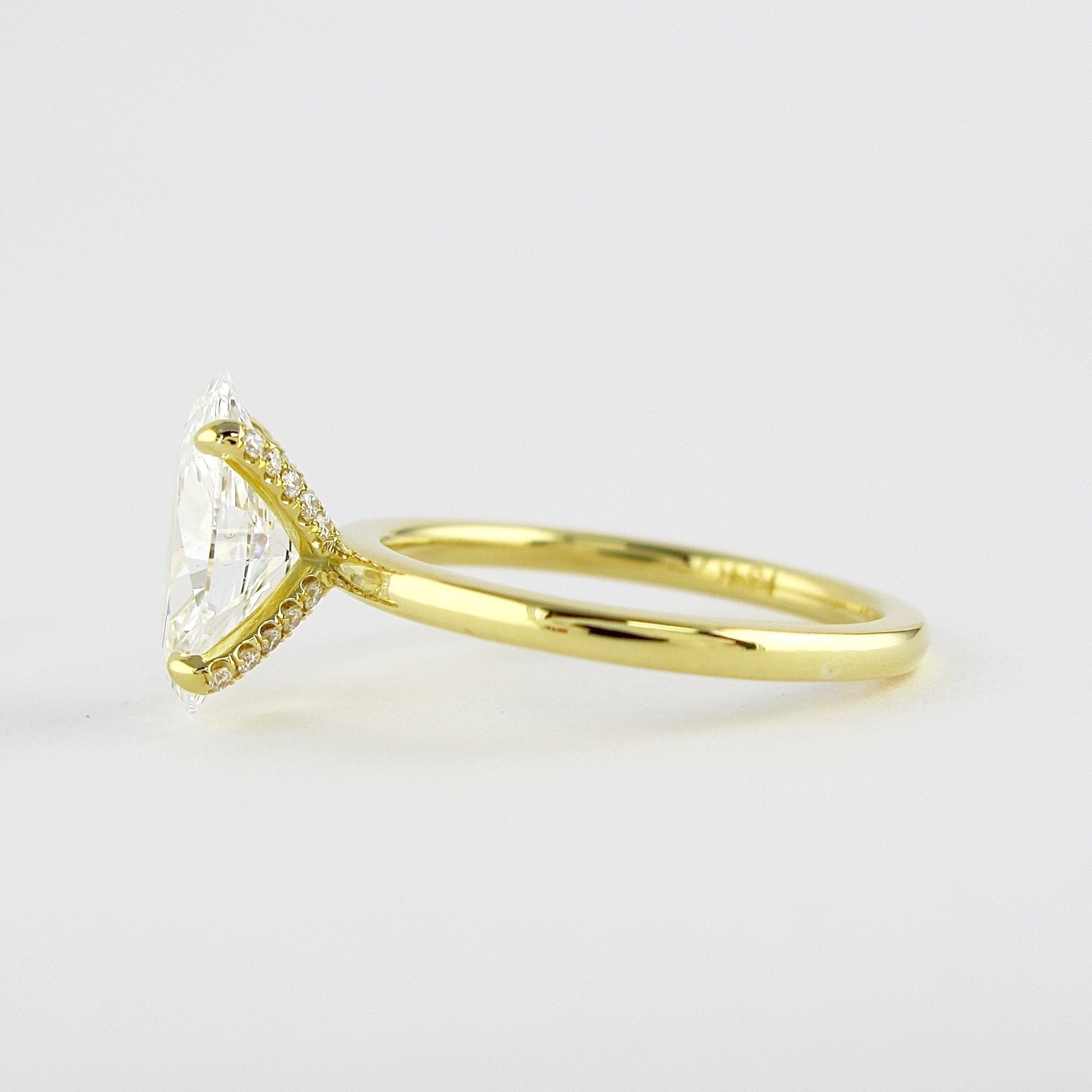Solitaire Moissanite Ring