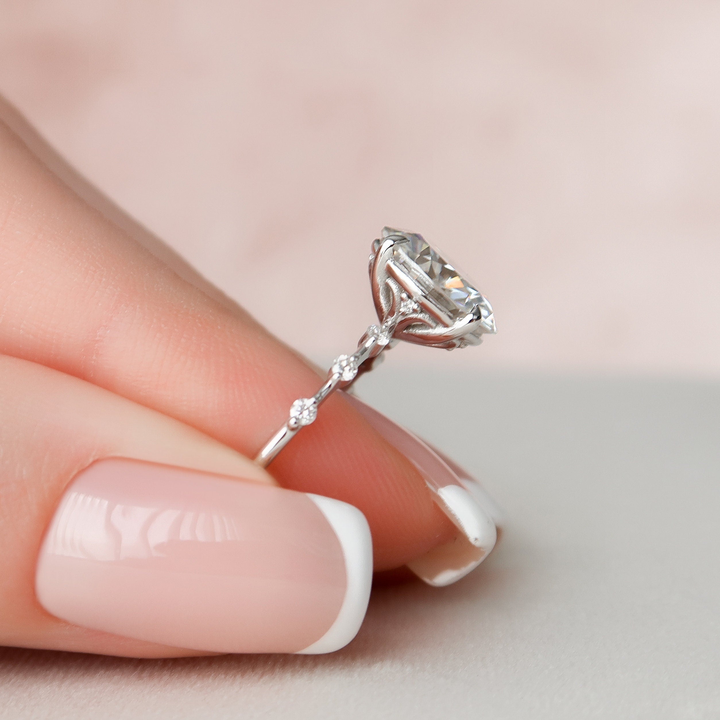 Moissanite Ring for Women