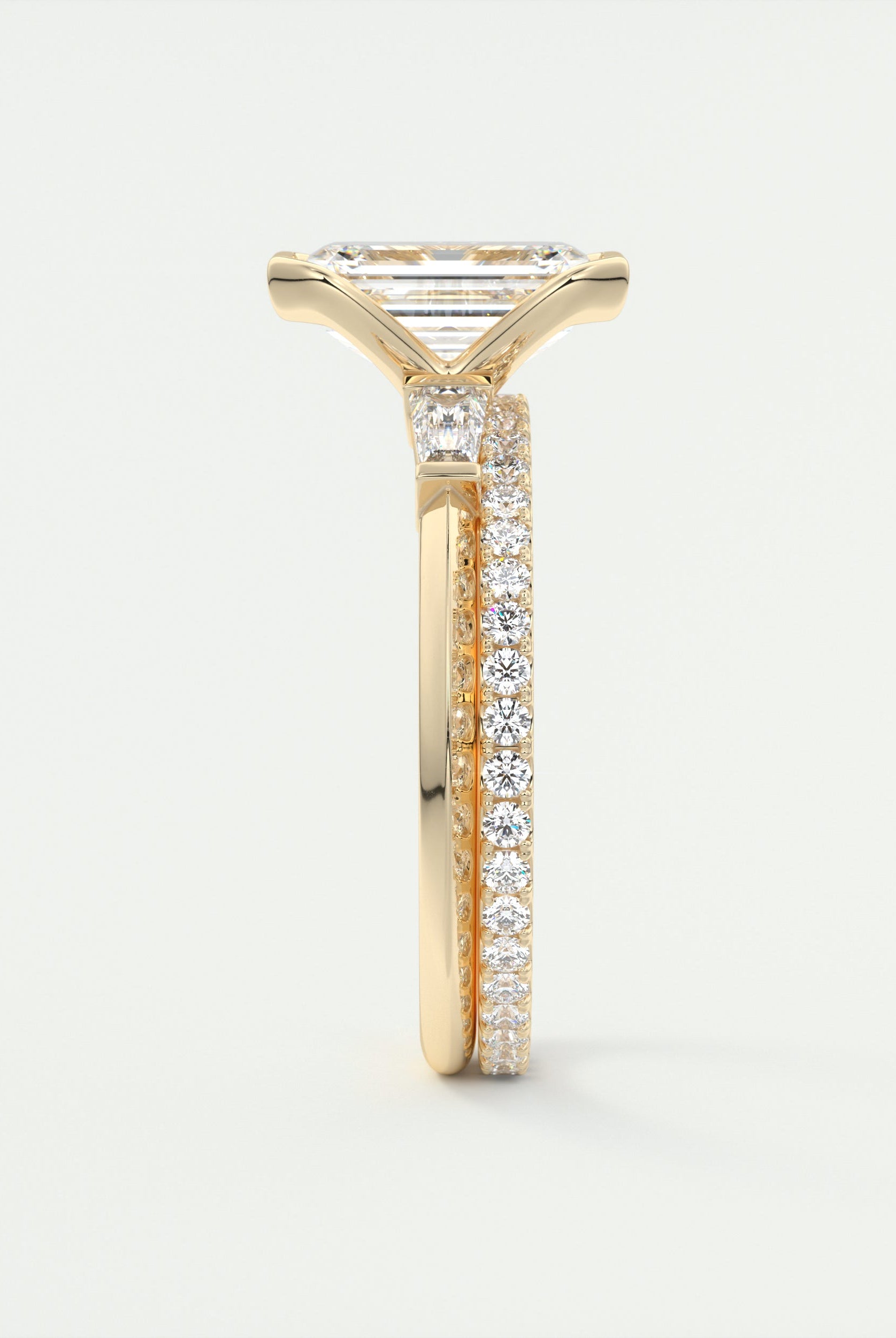 Emerald Moissanite Ring for Women