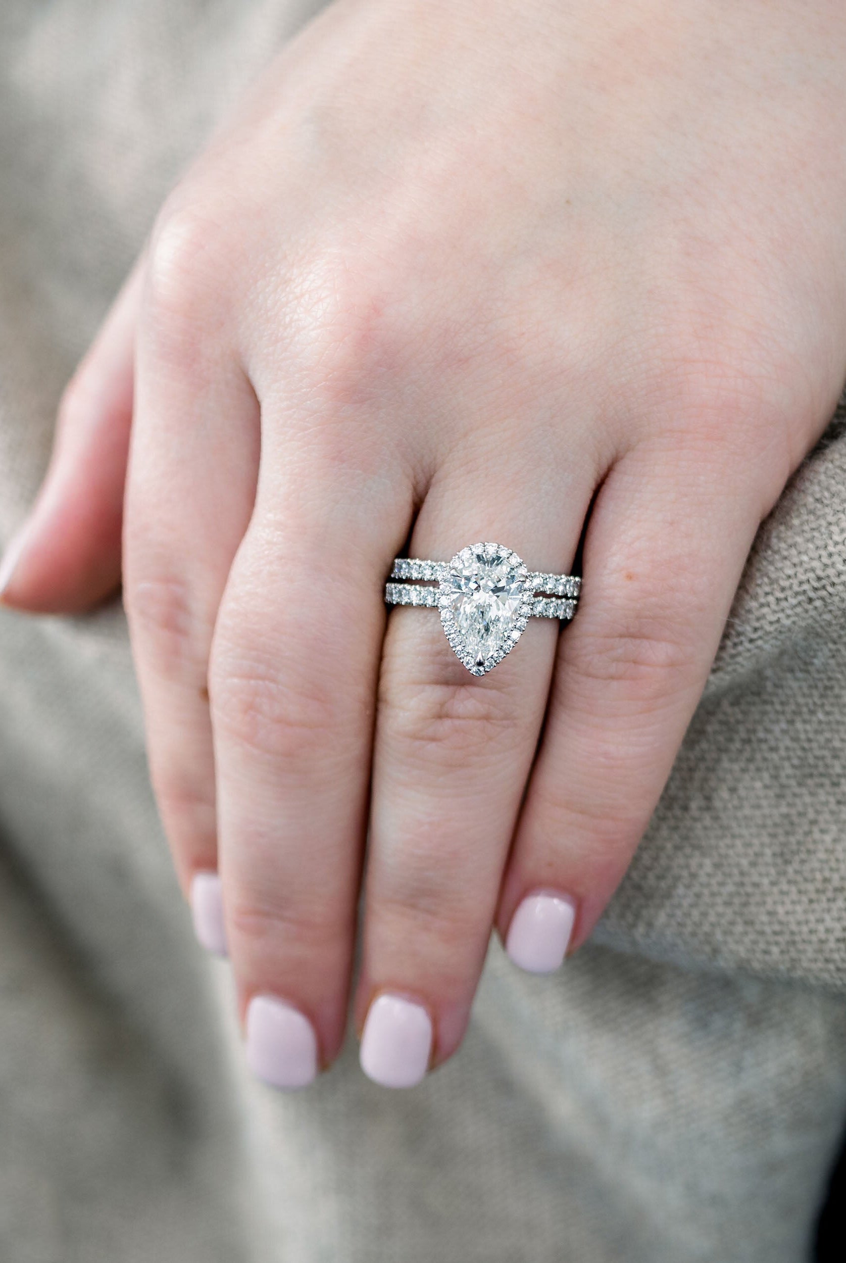 Moissanite Diamond Ring