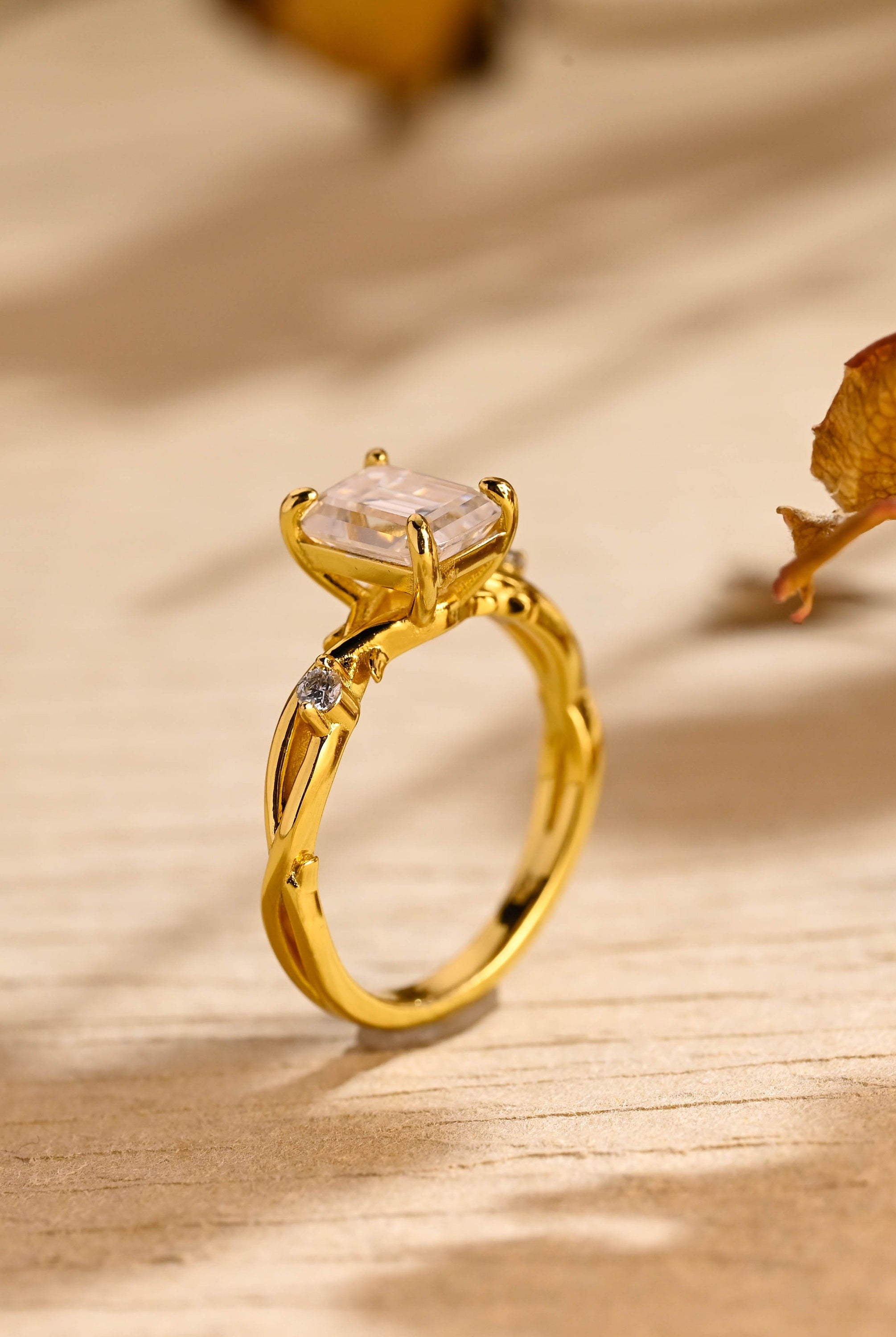 Organic Style Engagement Ring
