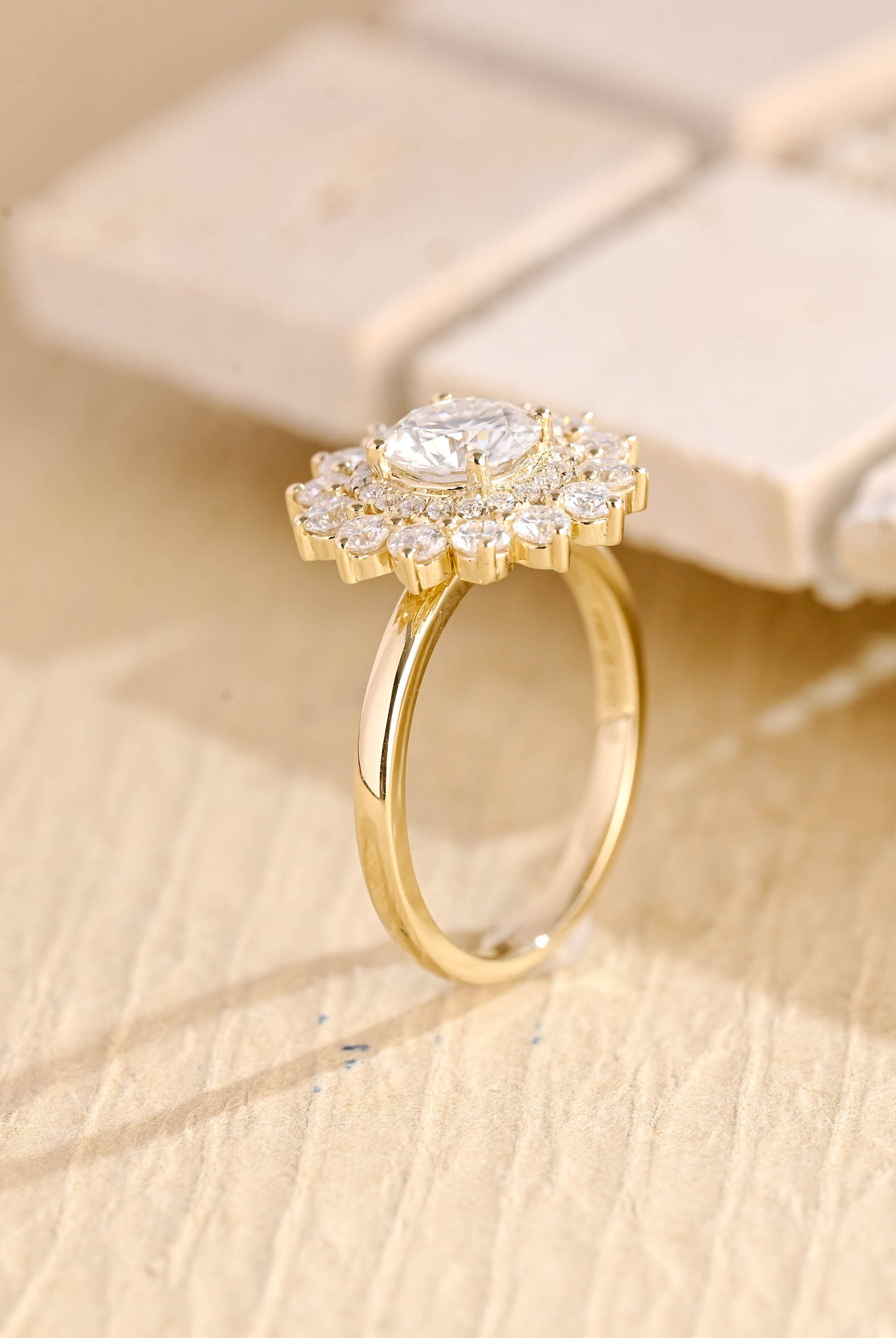 Double Halo Ring for Women