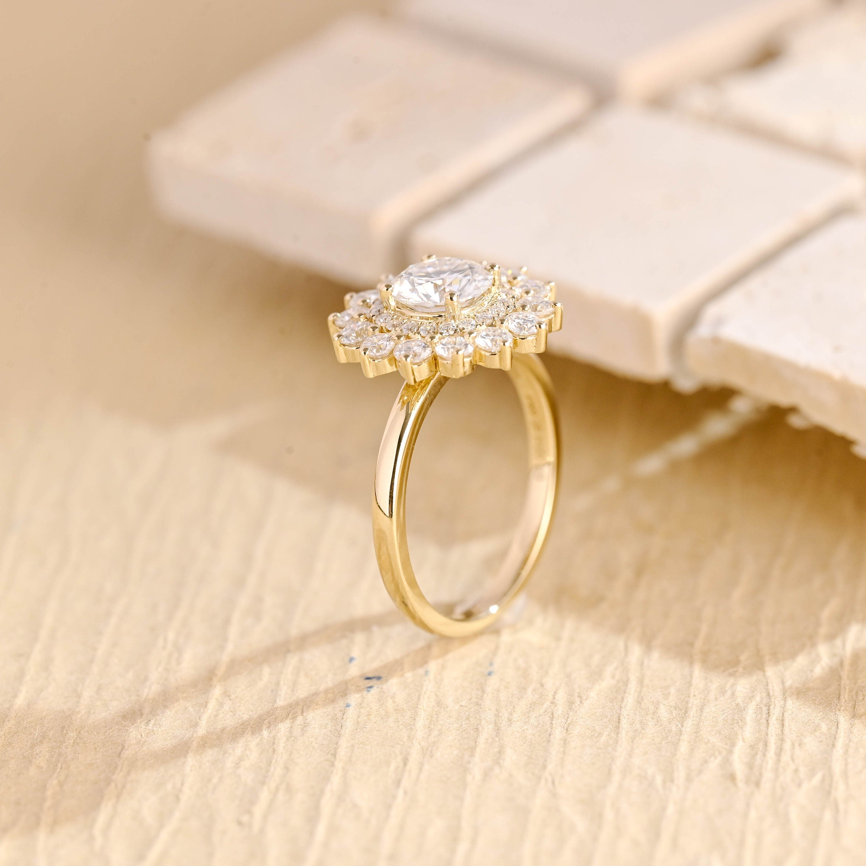 Double Halo Ring for Women