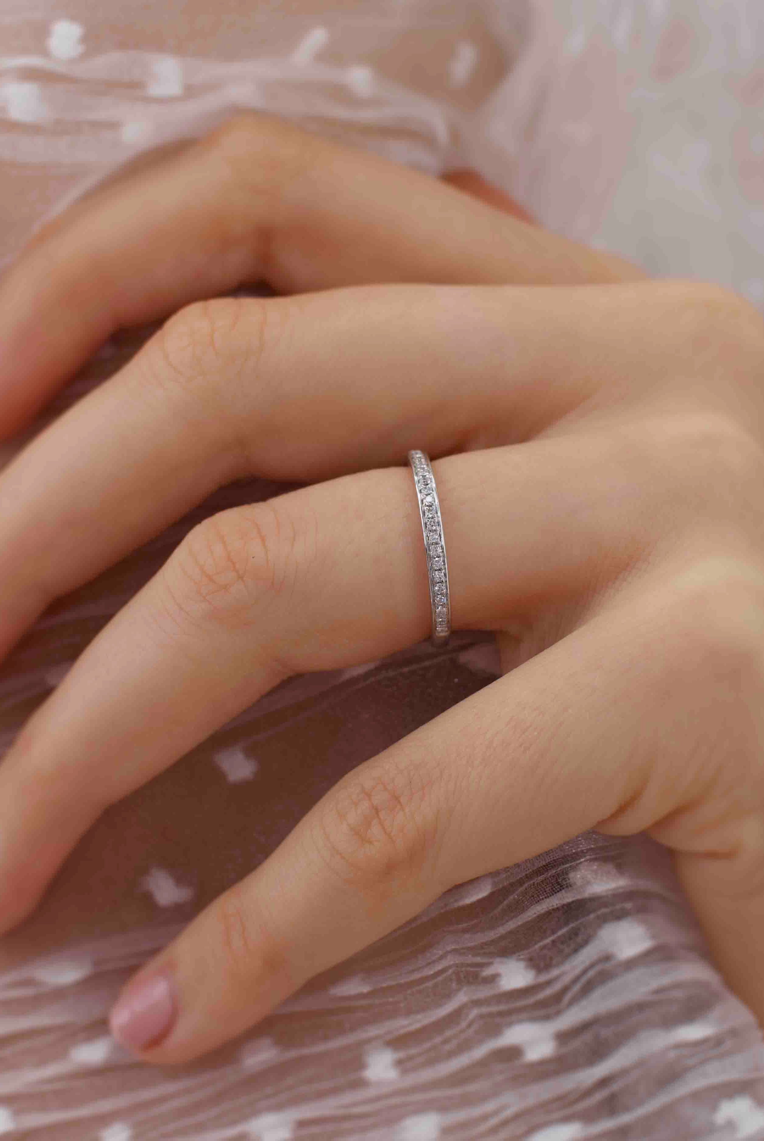 round-shaped-moissanite-half-eternity-style-wedding-band-1