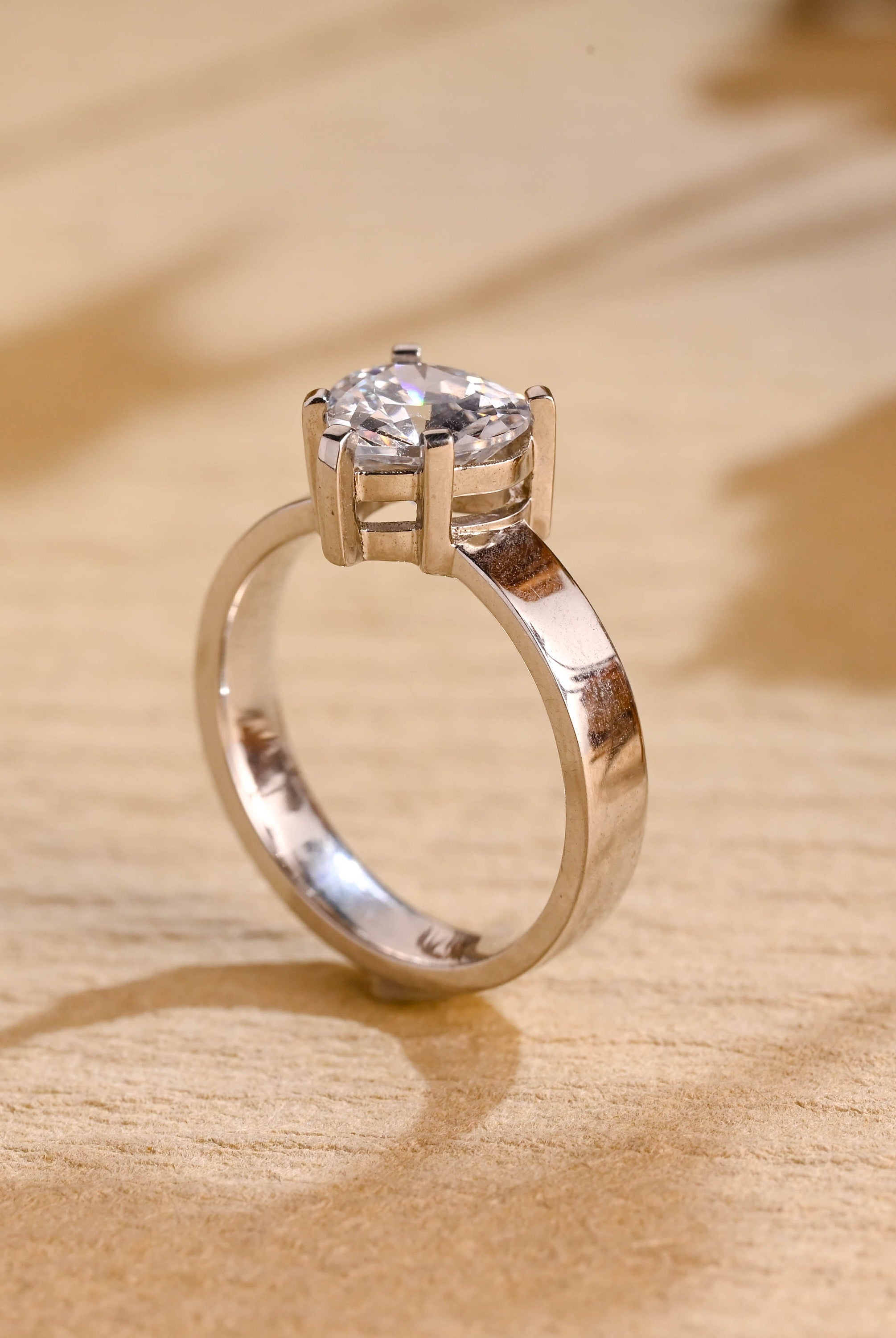 Luxury Moissanite Engagement Ring